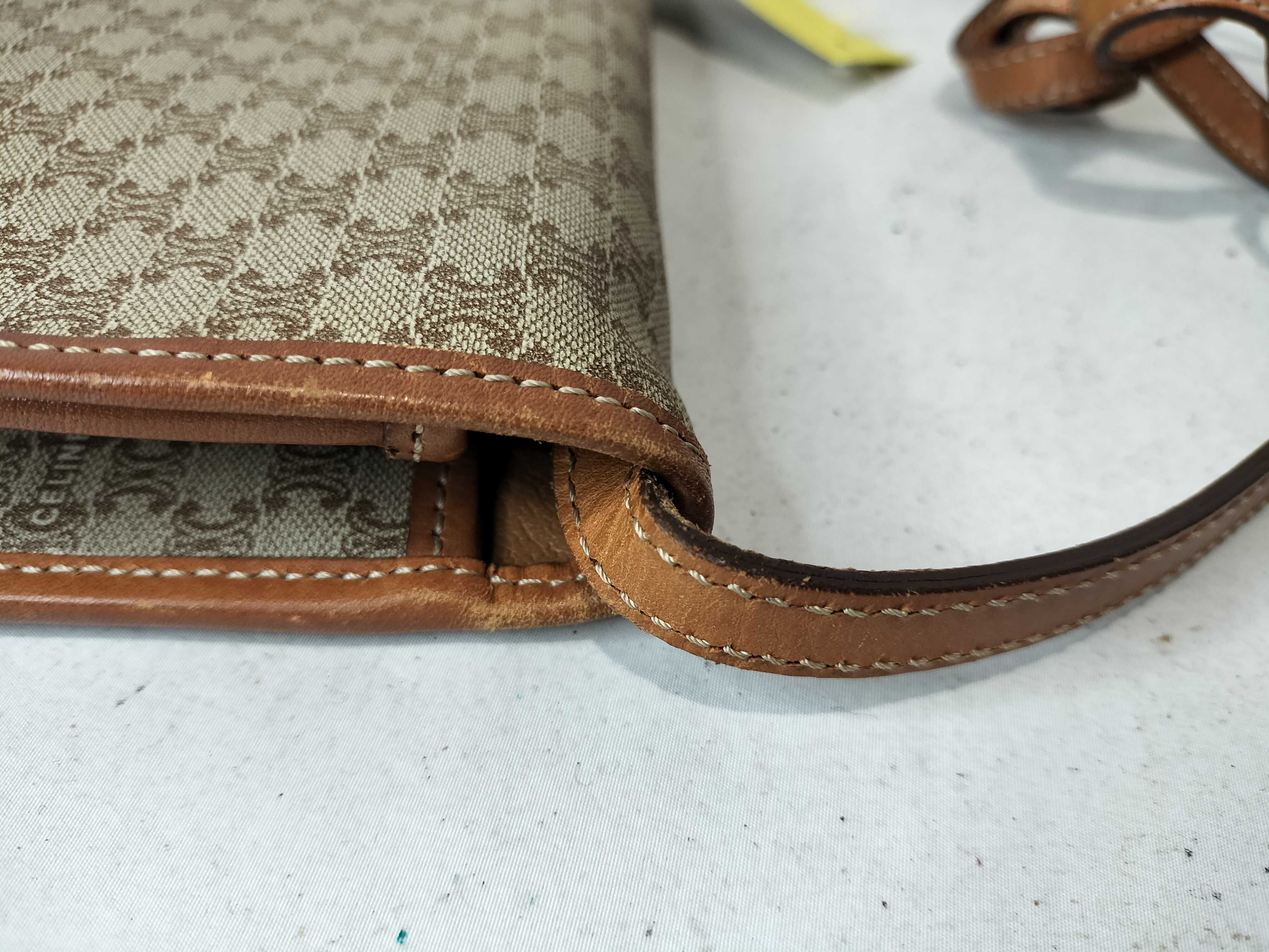 Shoulder Bag PVC Leather Brown Shoulder Bag — view 6