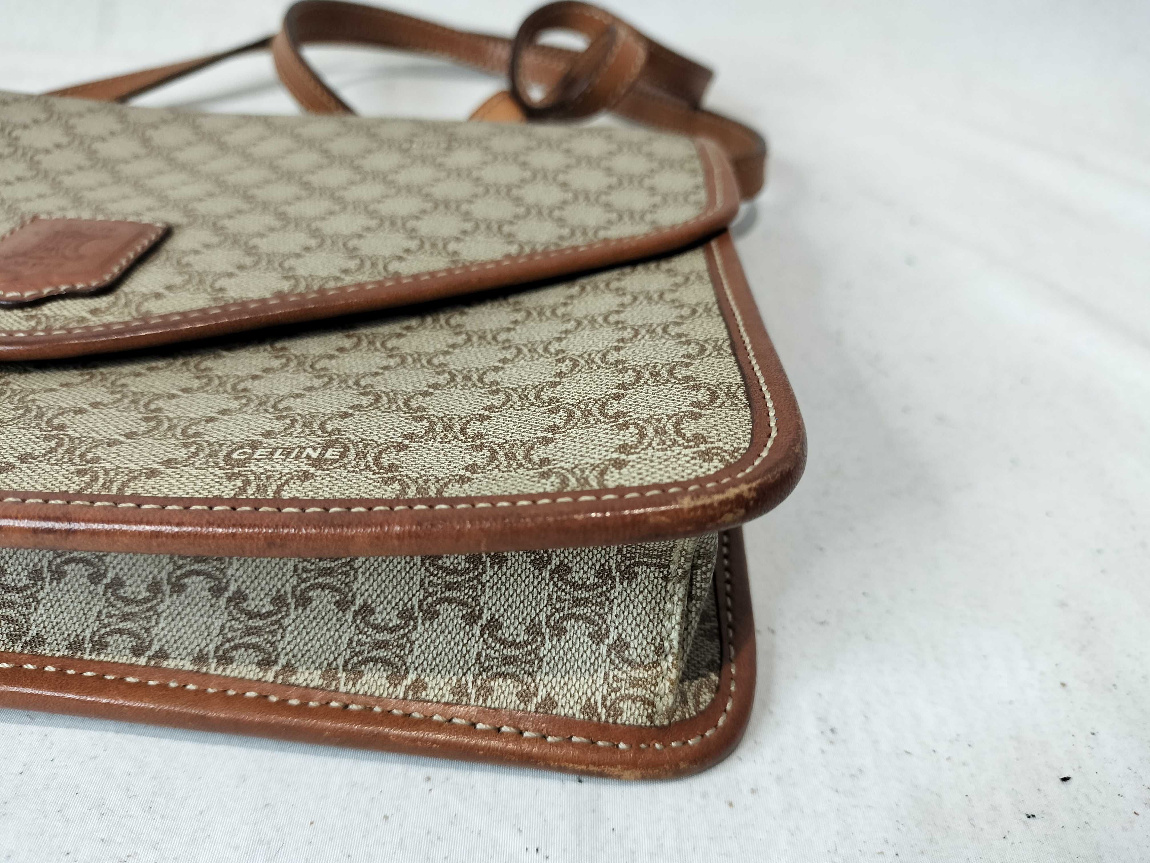 Shoulder Bag PVC Leather Brown Shoulder Bag — view 7