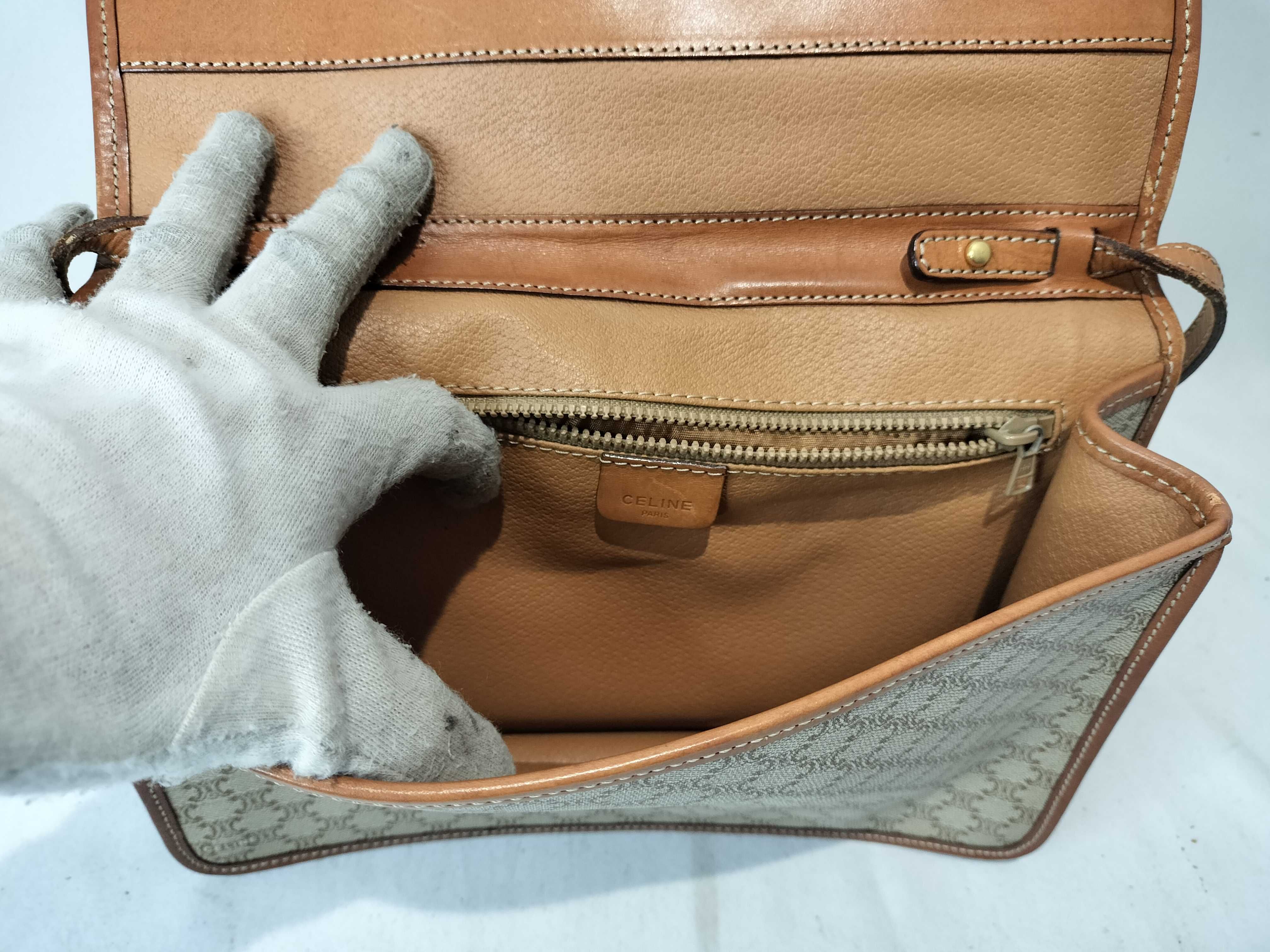 Shoulder Bag PVC Leather Brown Shoulder Bag — view 10