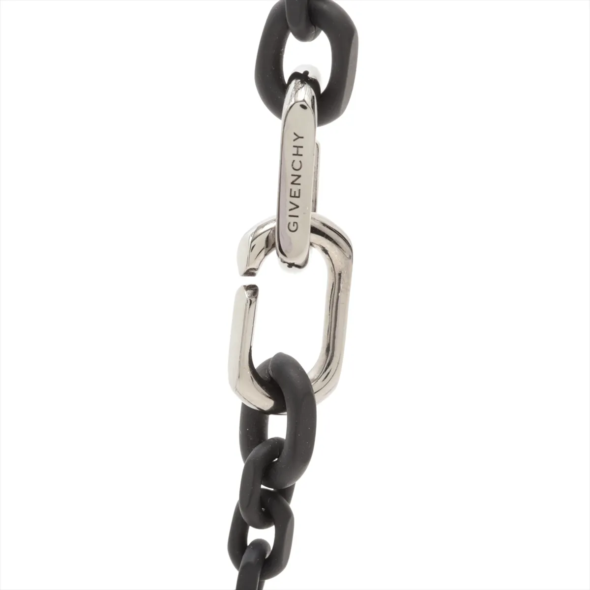 4G Necklace, Brass, Black, — view 3