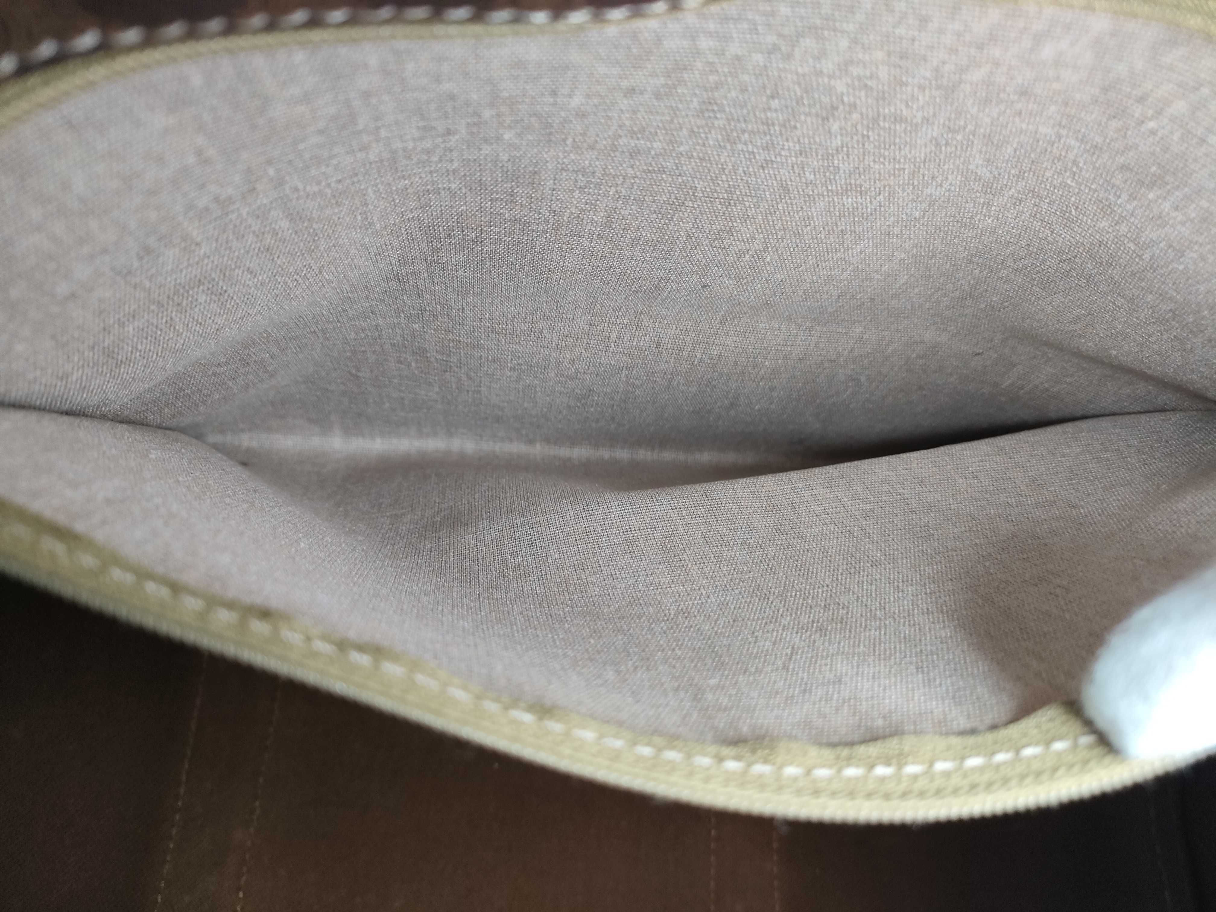 Macadam pattern Boston bag, PVC x leather Boston bag — view 13