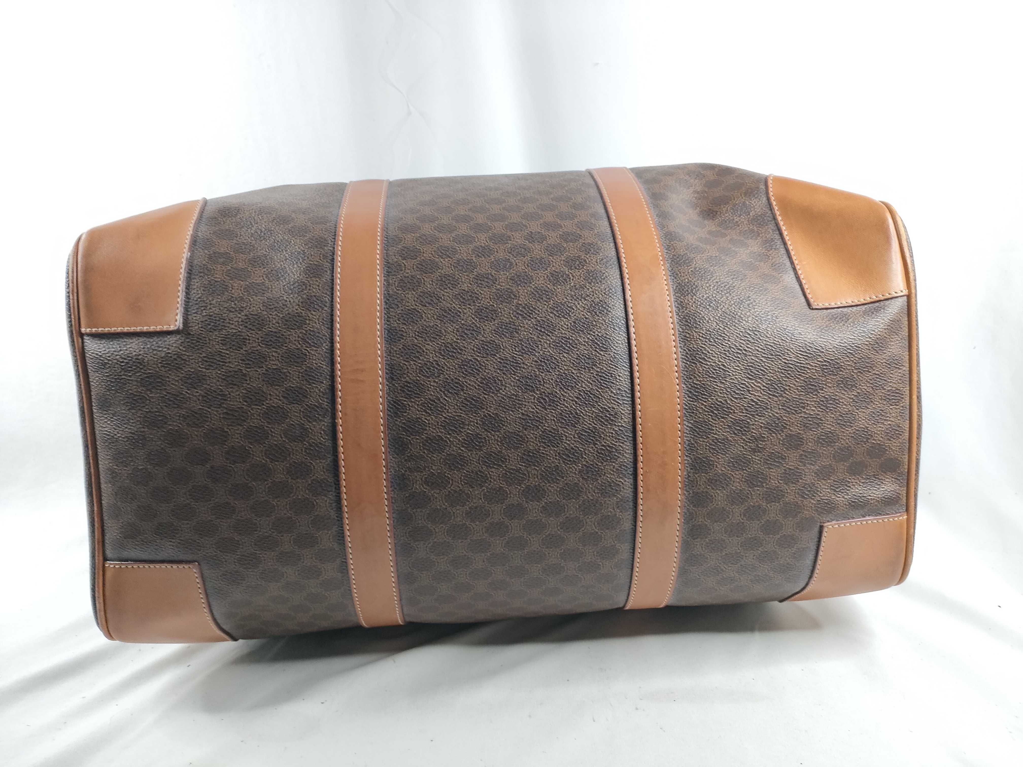 Macadam pattern Boston bag, PVC x leather Boston bag — view 4
