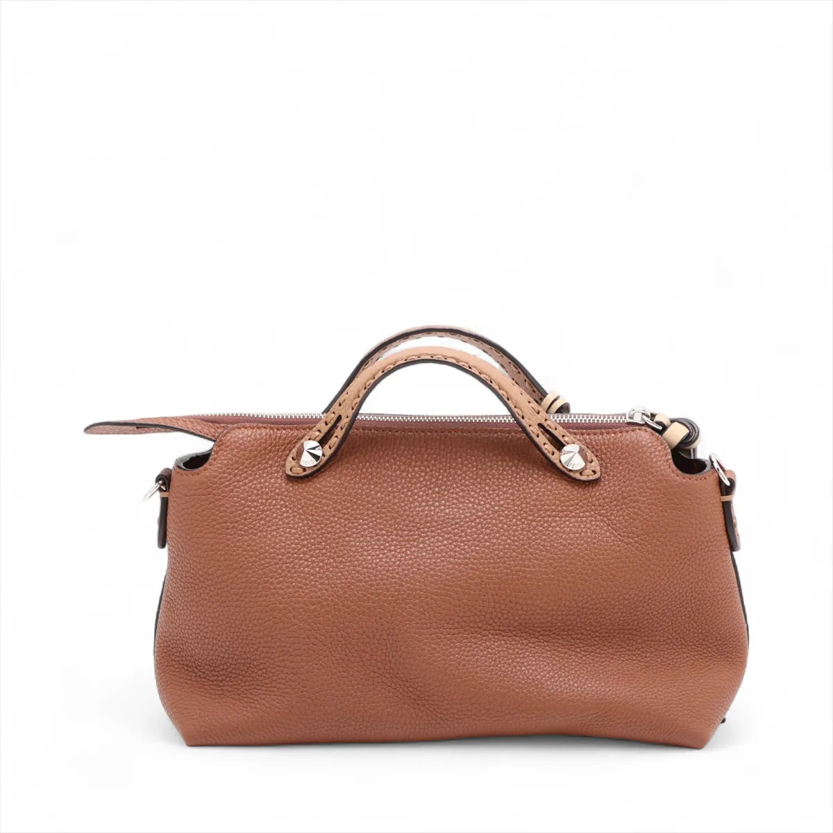 Selleria By The Way Medium Leather 2-Way Handbag, Brown — view 2