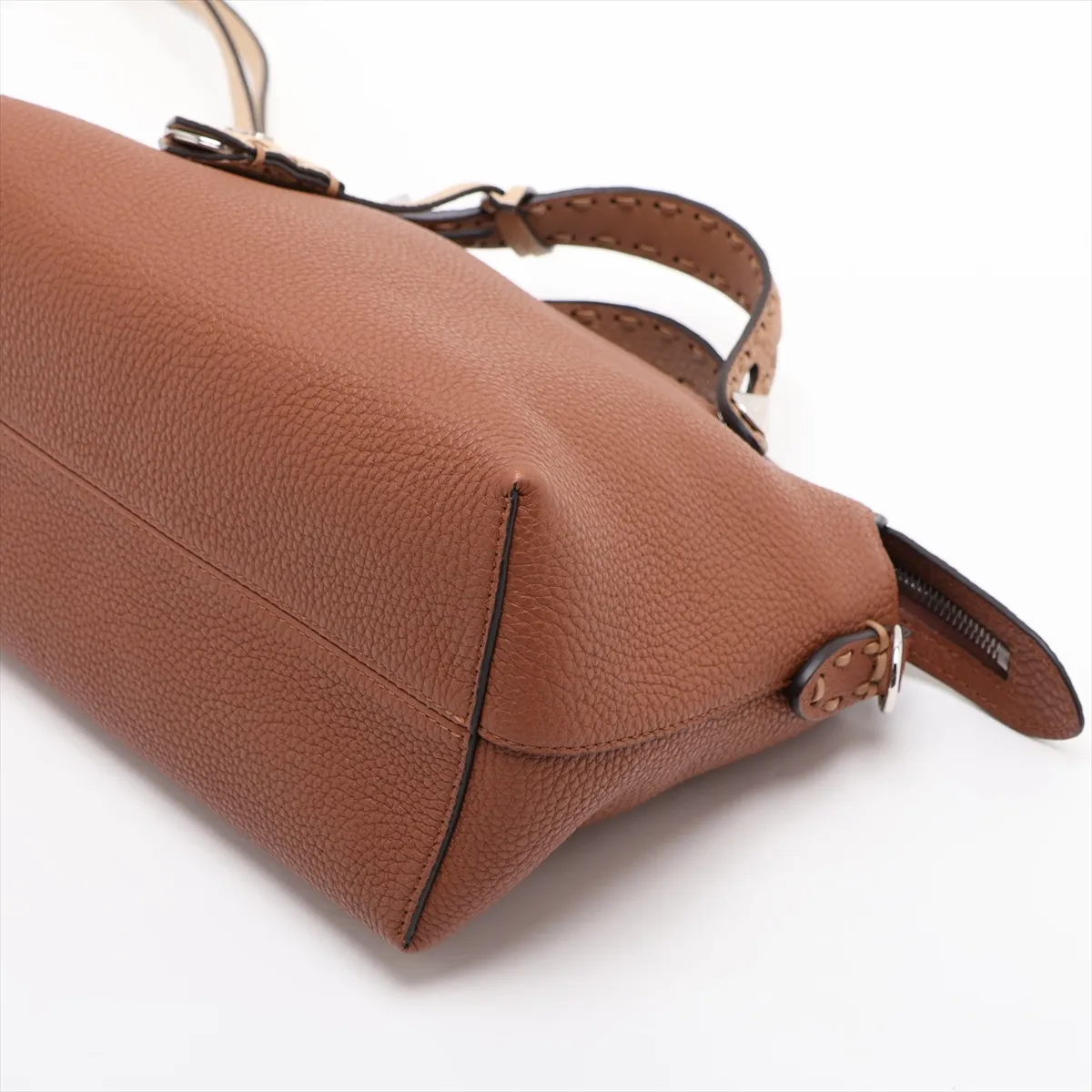 Selleria By The Way Medium Leather 2-Way Handbag, Brown — view 3