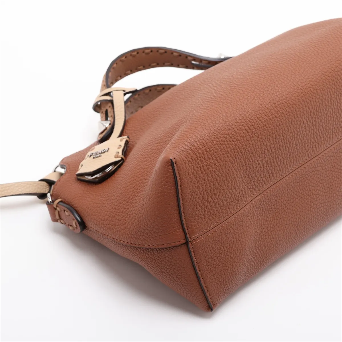 Selleria By The Way Medium Leather 2-Way Handbag, Brown — view 4