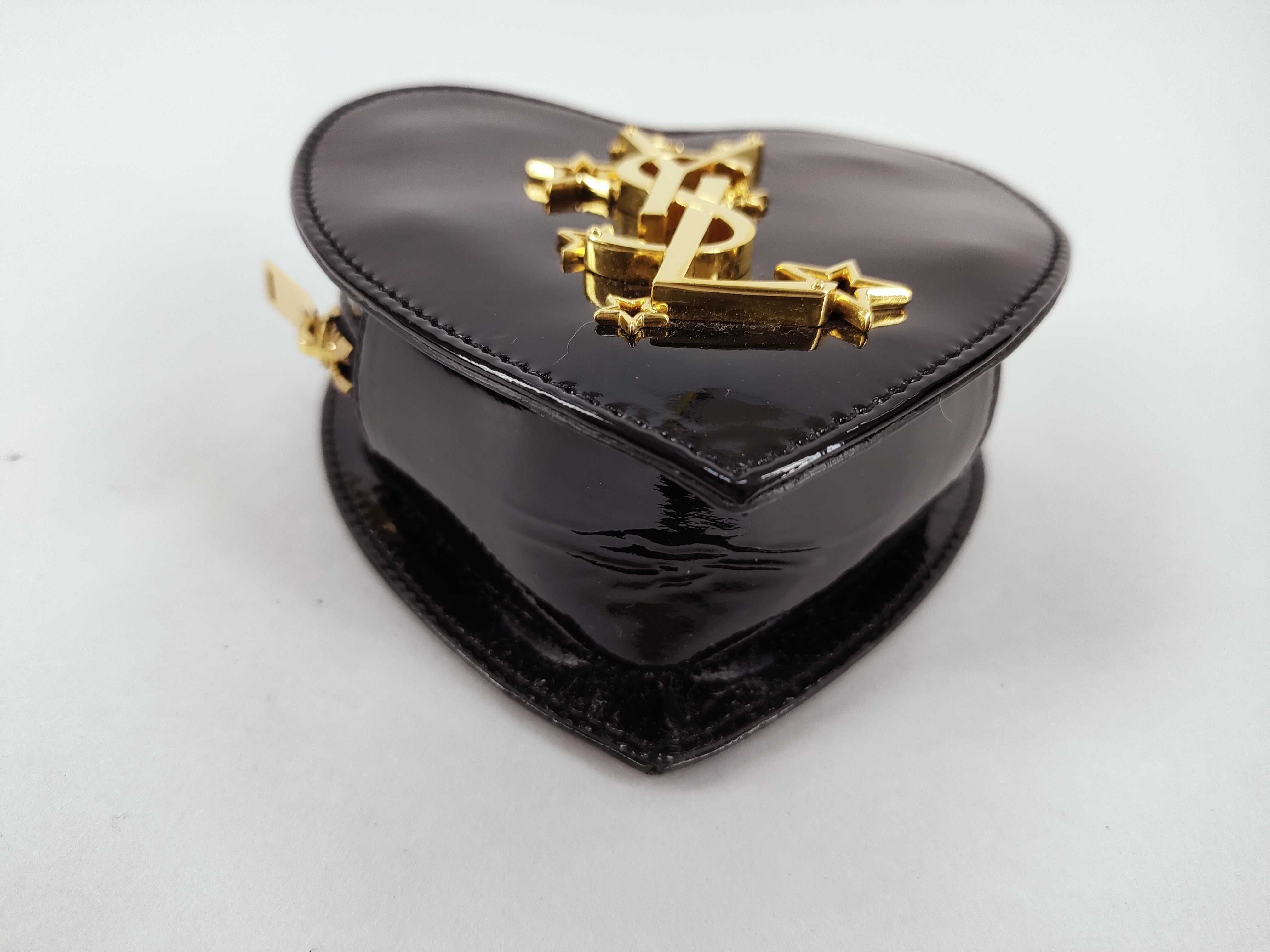 Enamel Heart-Shaped Chain Shoulder Bag — view 7
