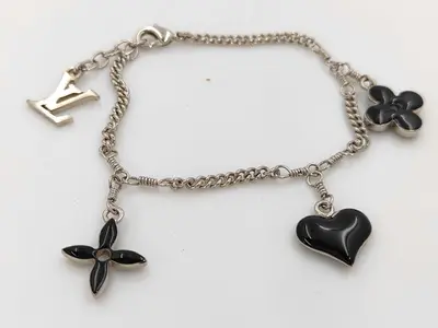 Monogram Bracelet Sweet Monogram Black Bracelet/Bangle