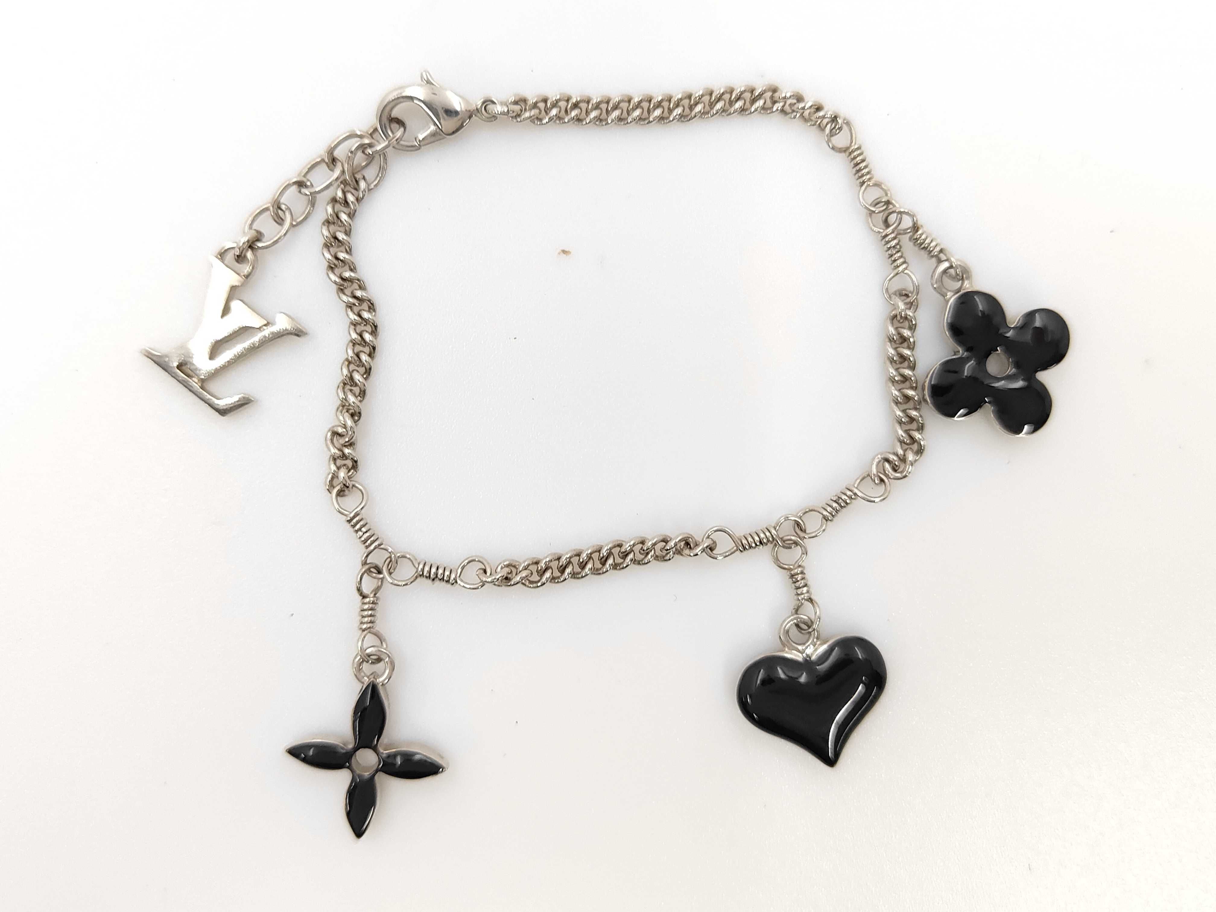 Monogram Bracelet Sweet Monogram Black Bracelet/Bangle — view 2