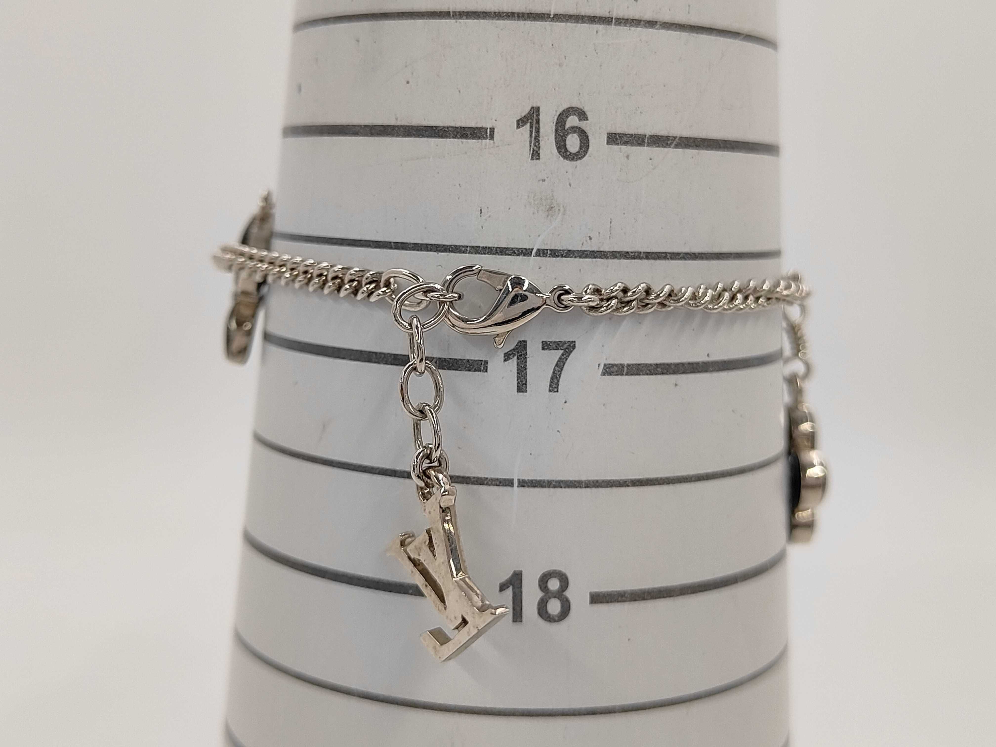 Monogram Bracelet Sweet Monogram Black Bracelet/Bangle — view 6