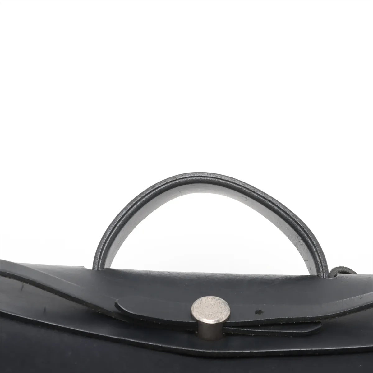 Herbag GM Toile Officier x Vache Hunter Black Matte Silver Hardware D:2000 — view 6