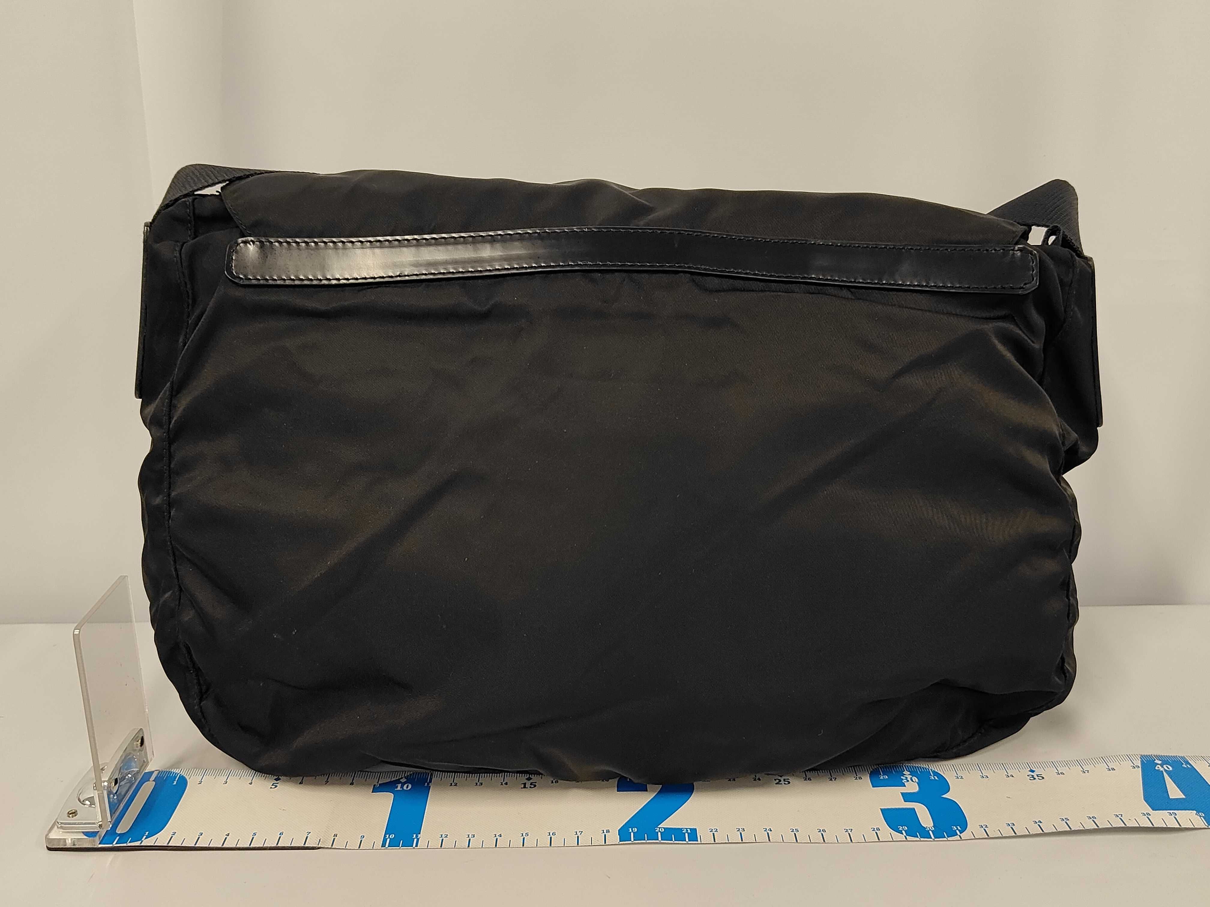 Nylon Shoulder Bag Black Shoulder Bag — view 2
