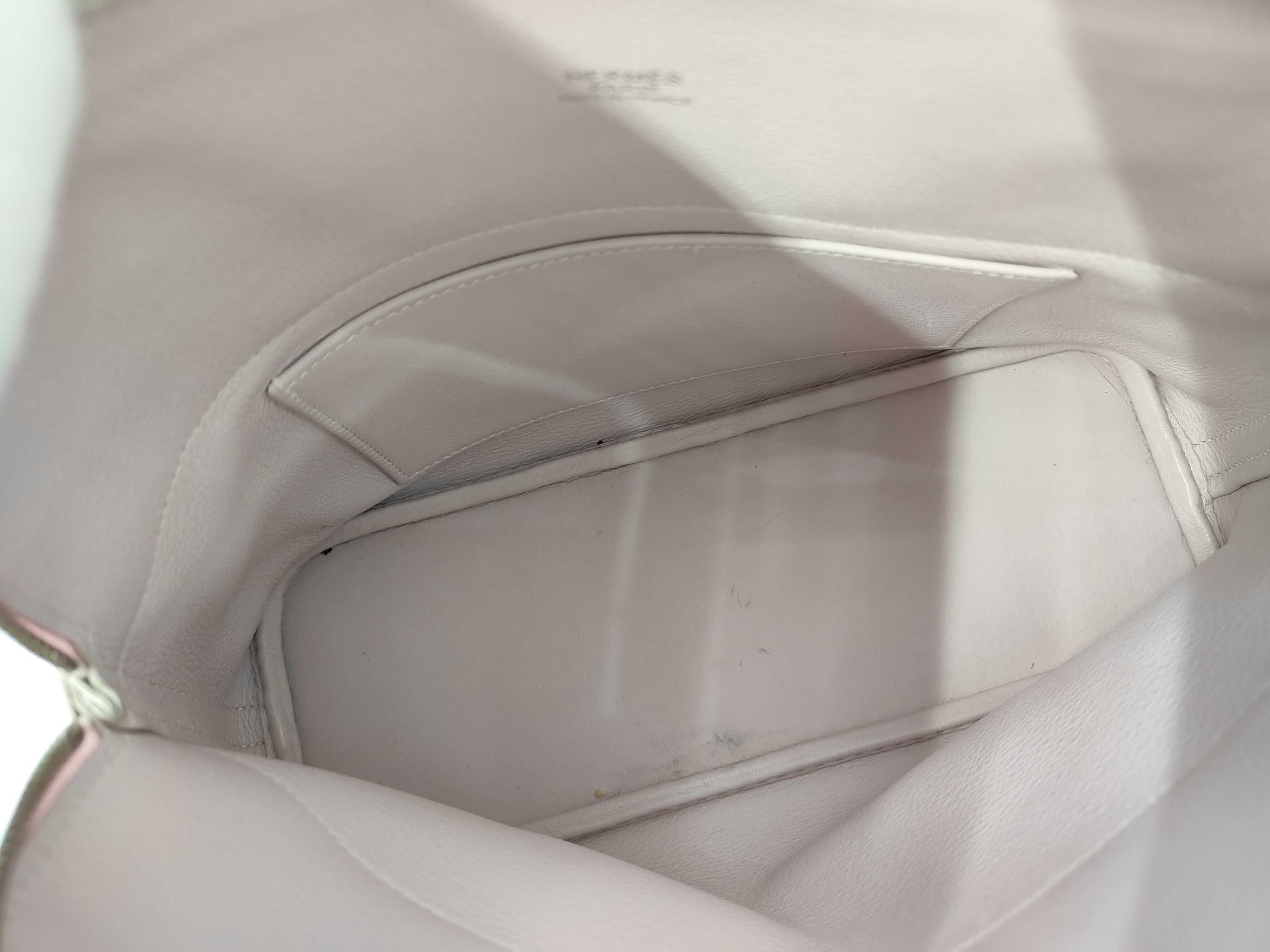 Bolide 27 Chevre leather, Rose Dragee, Silver hardware, [Stamp] K, Handbag — view 13