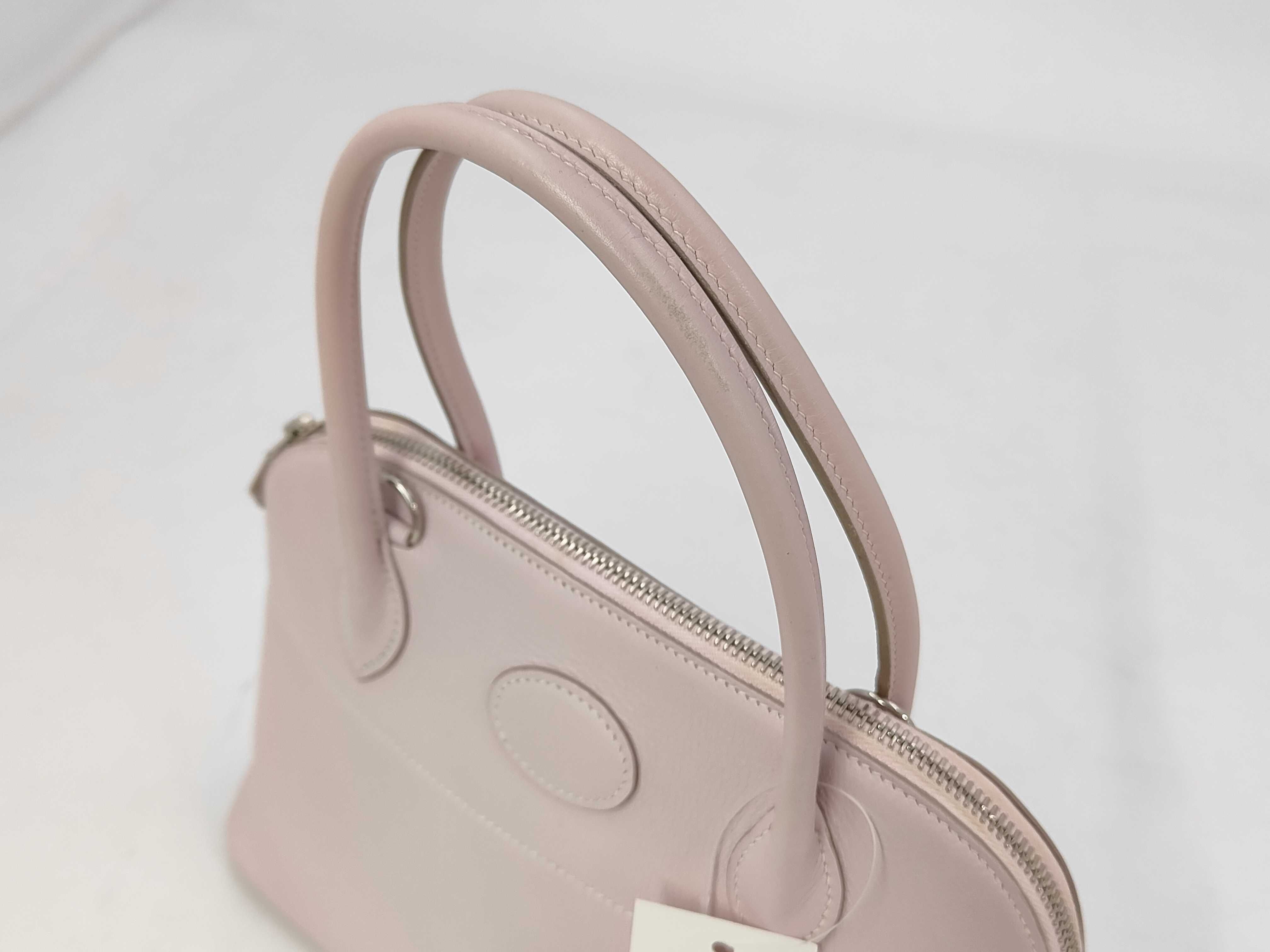 Bolide 27 Chevre leather, Rose Dragee, Silver hardware, [Stamp] K, Handbag — view 5