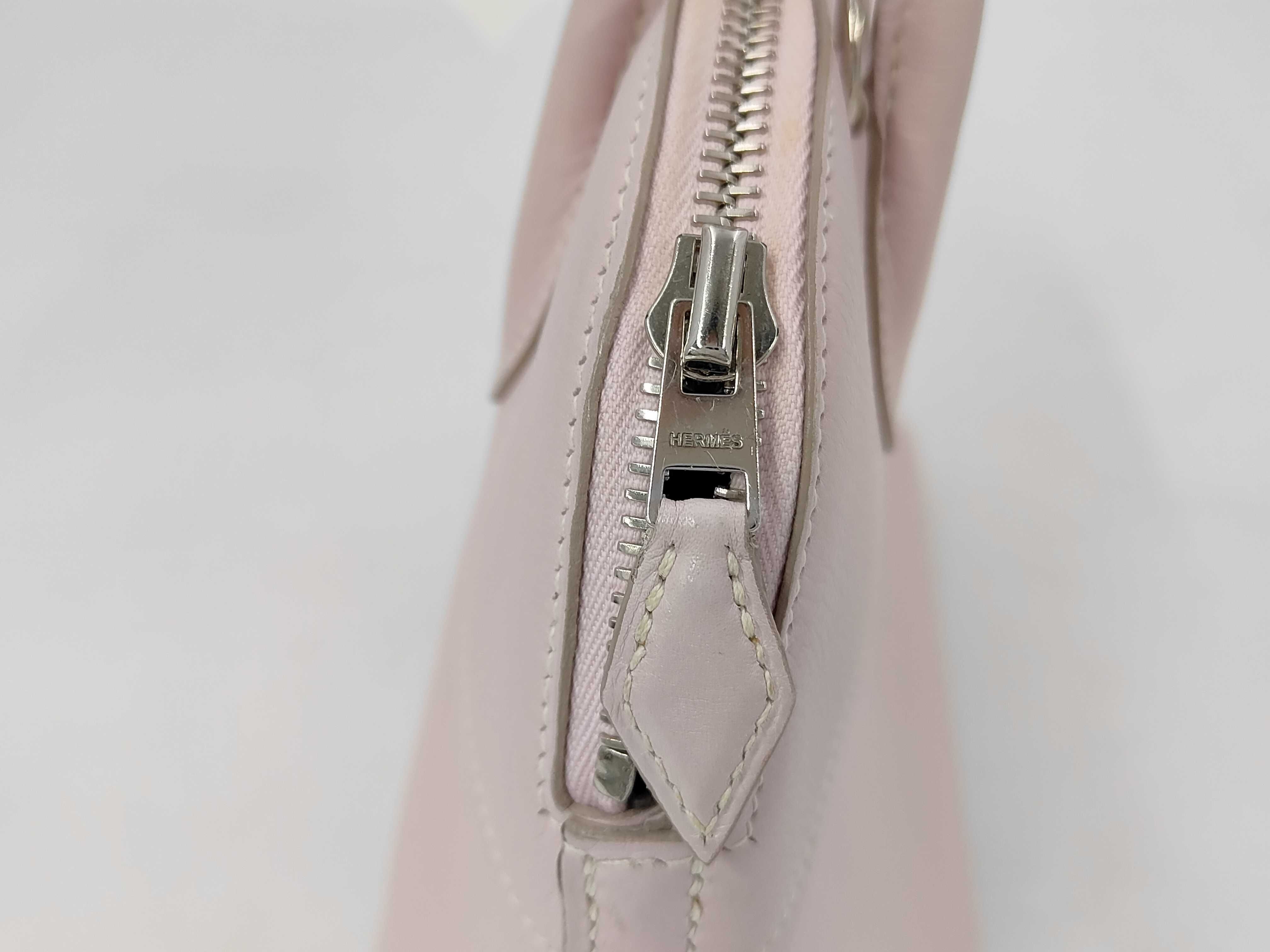 Bolide 27 Chevre leather, Rose Dragee, Silver hardware, [Stamp] K, Handbag — view 9