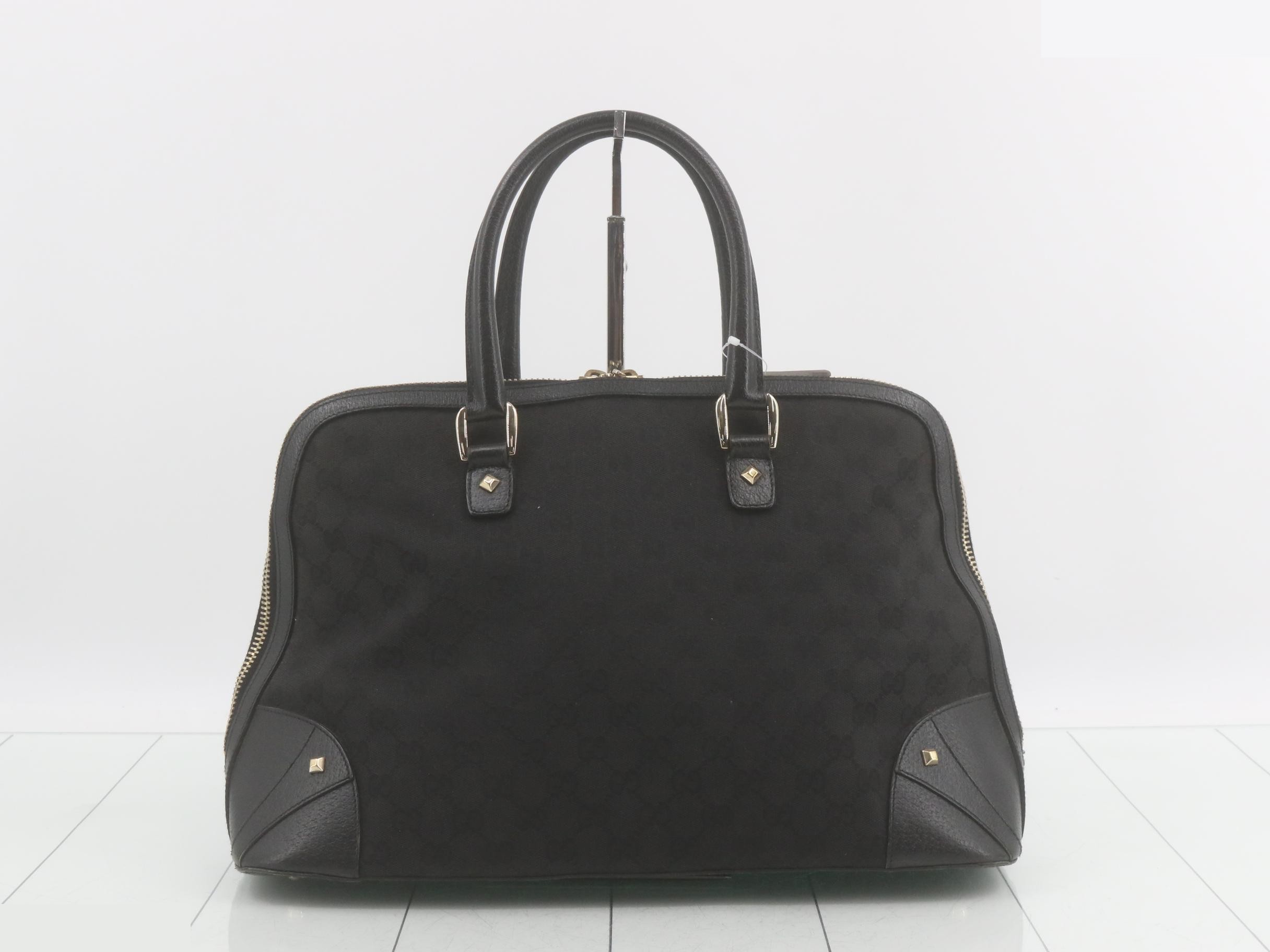 131024 Black GG Canvas (Bag) - Handbag — view 2