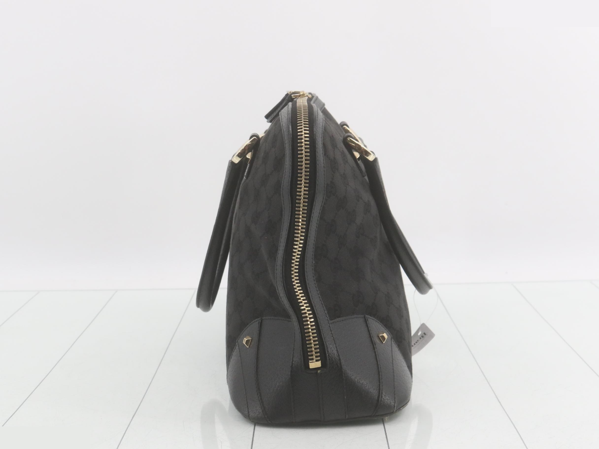 131024 Black GG Canvas (Bag) - Handbag — view 3