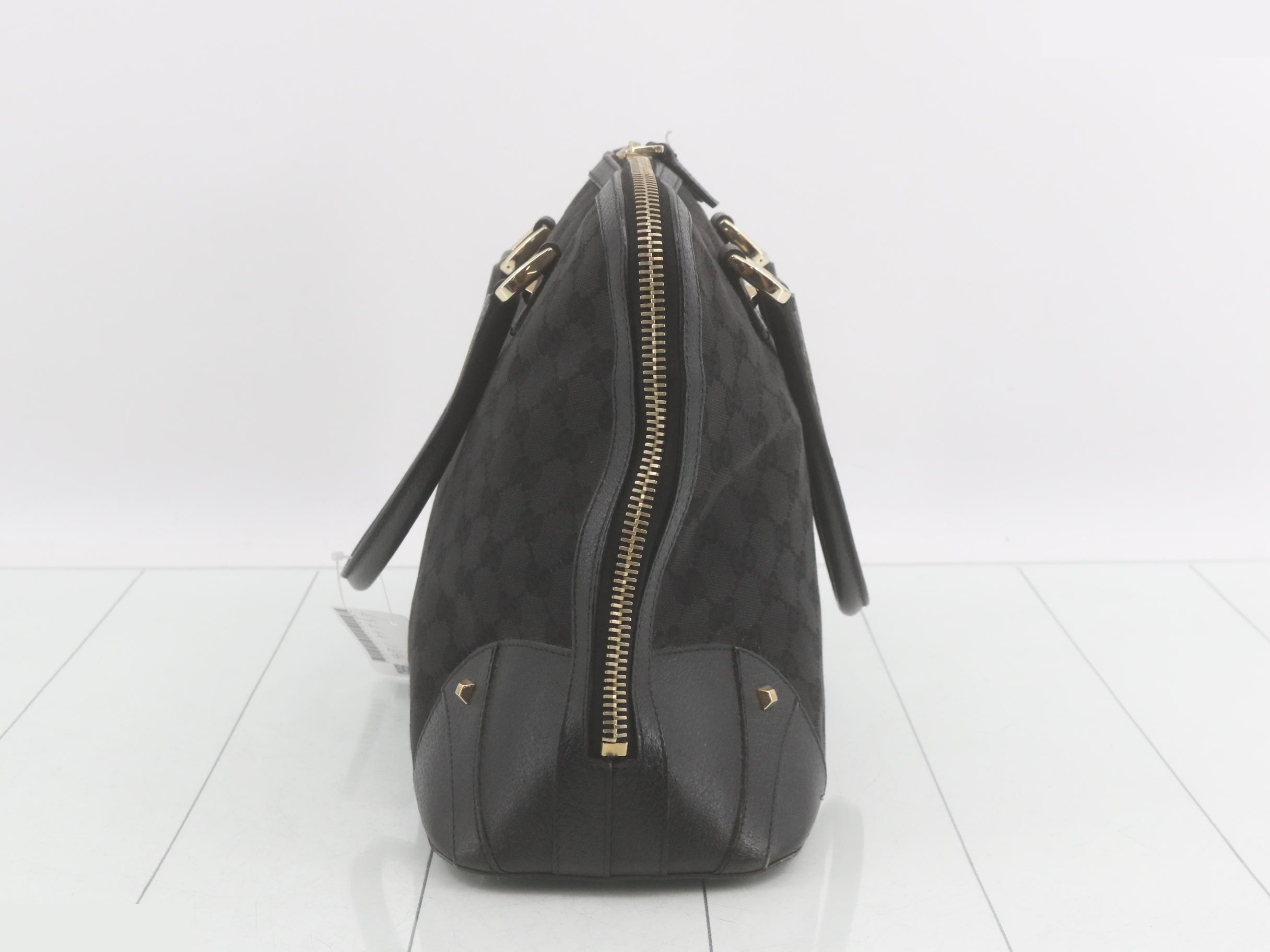 131024 Black GG Canvas (Bag) - Handbag — view 4