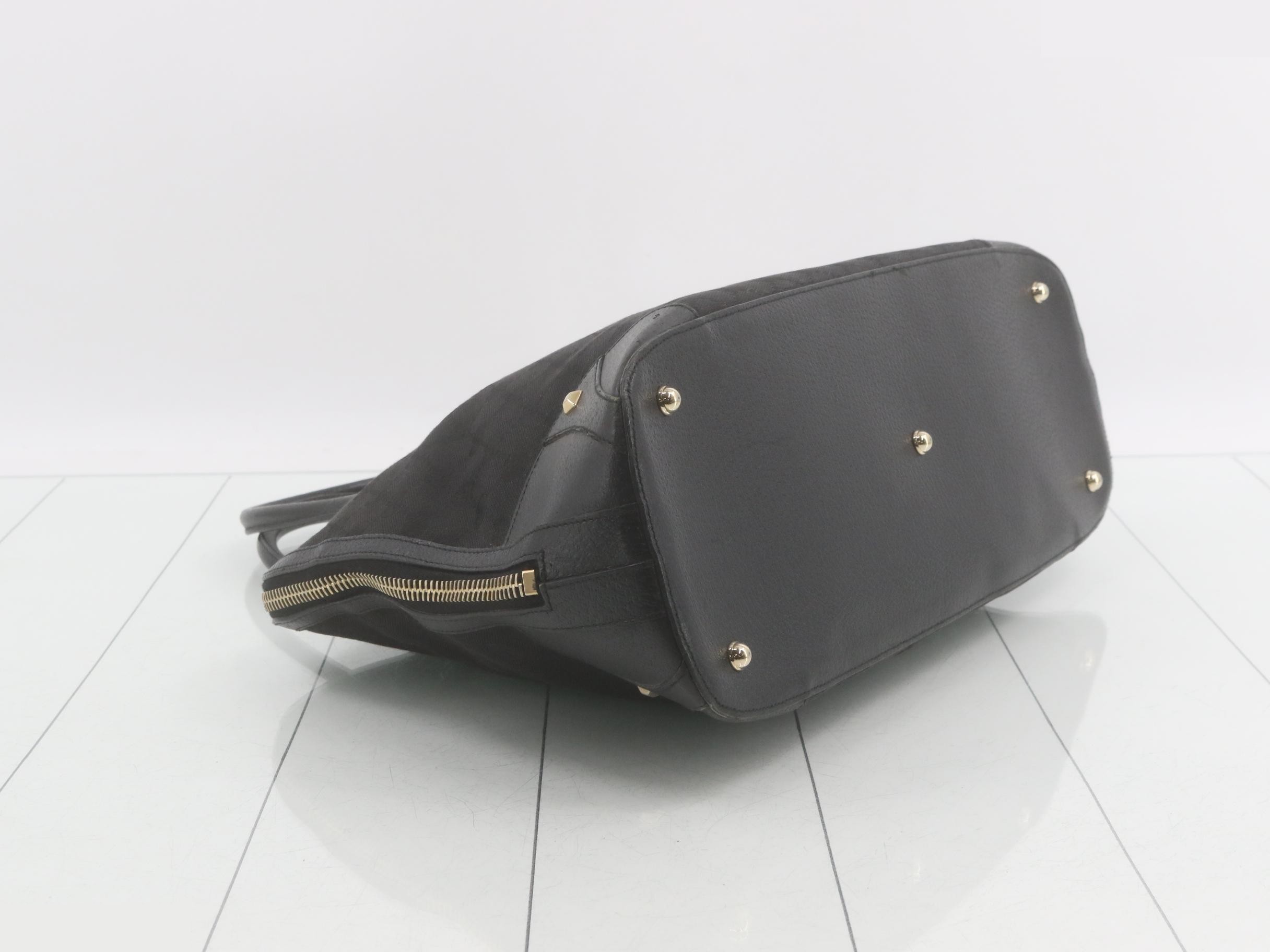 131024 Black GG Canvas (Bag) - Handbag — view 5