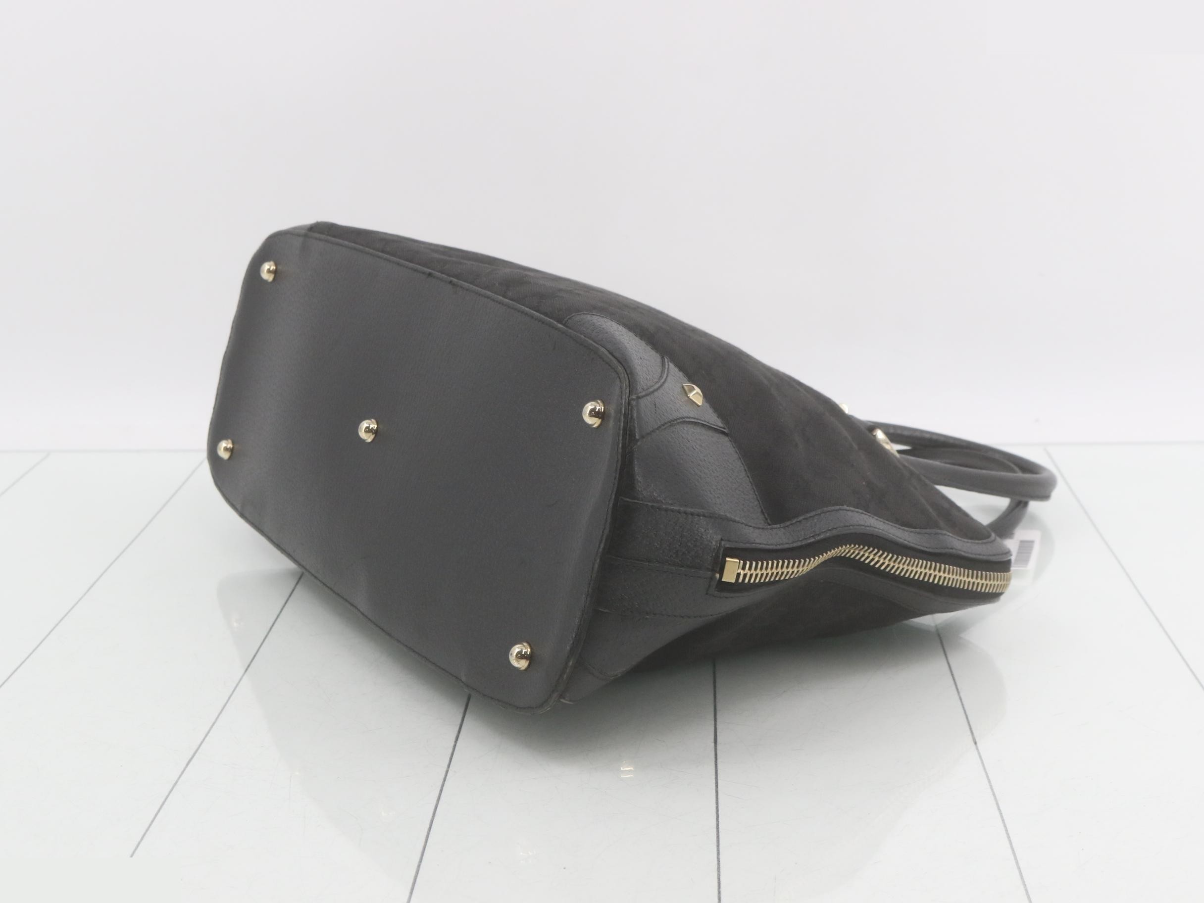 131024 Black GG Canvas (Bag) - Handbag — view 6