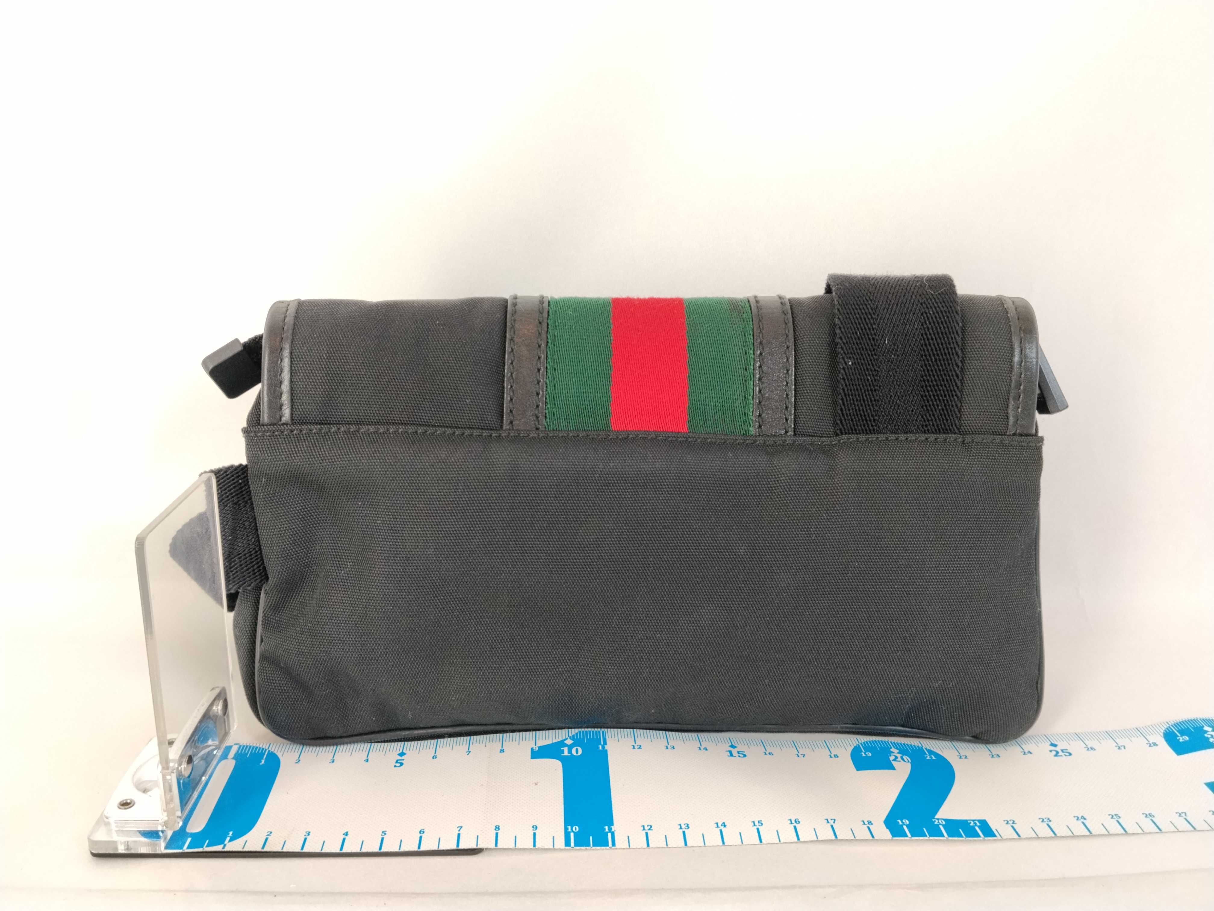 Interlocking GG Nylon Body Bag 181064 Shoulder Bag — view 2