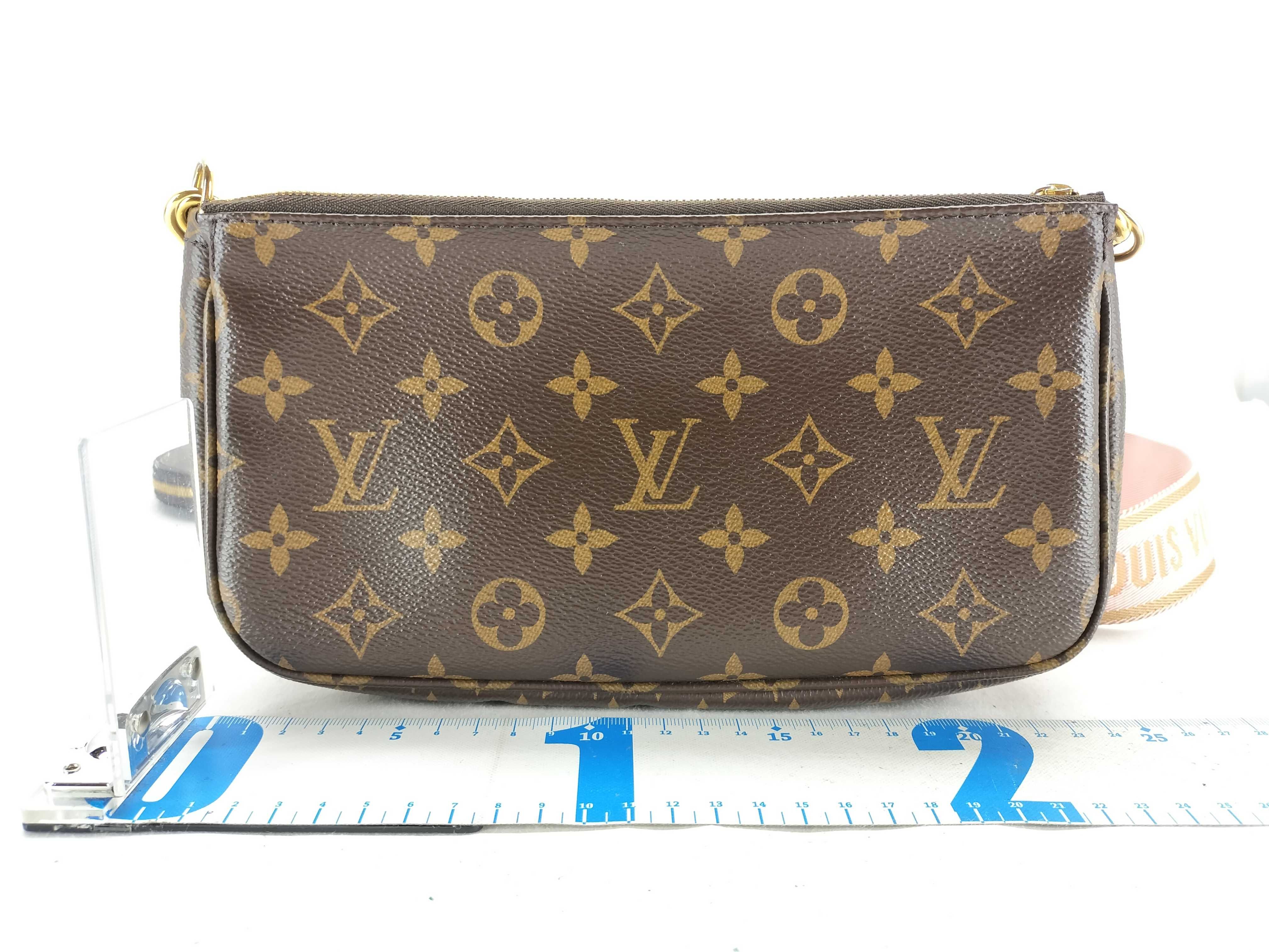 Monogram Louis Vuitton Multipochette Accessoires M44840 Monogram RFID Accessories: Box, dust bag, shoulder strap, coin case, pouch Shoulder bag — view 2