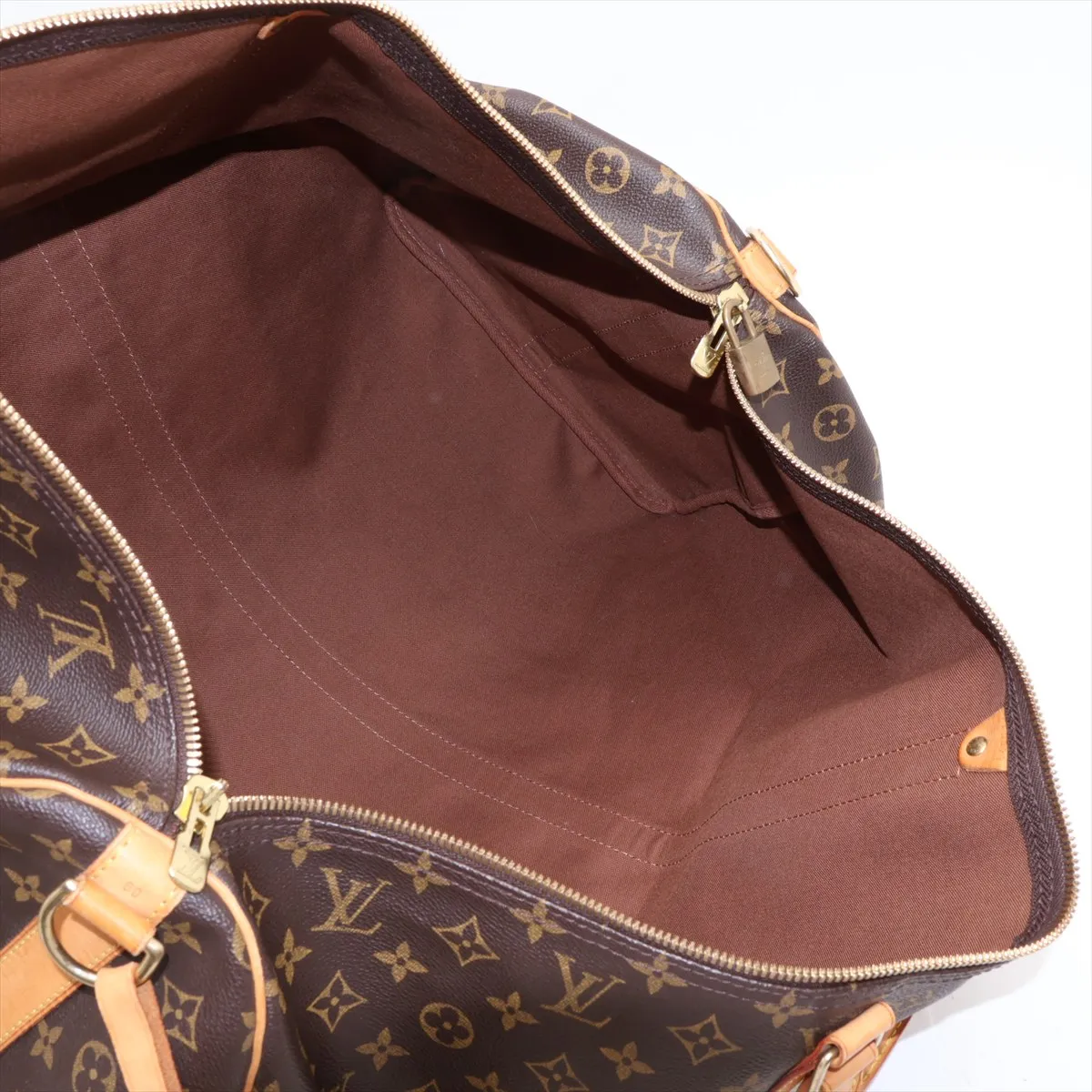 Monogram Keepall Bandoulière 60 M41412 FL0023 Brown — view 8
