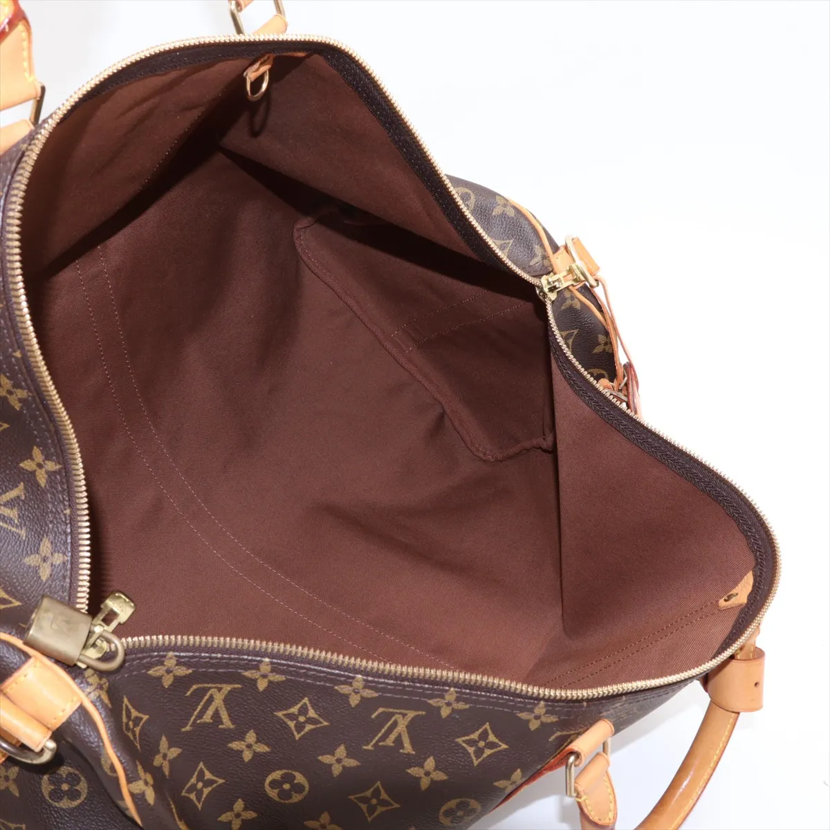 Monogram Keepall Bandoulière 60 M41412 FL0023 Brown — view 9