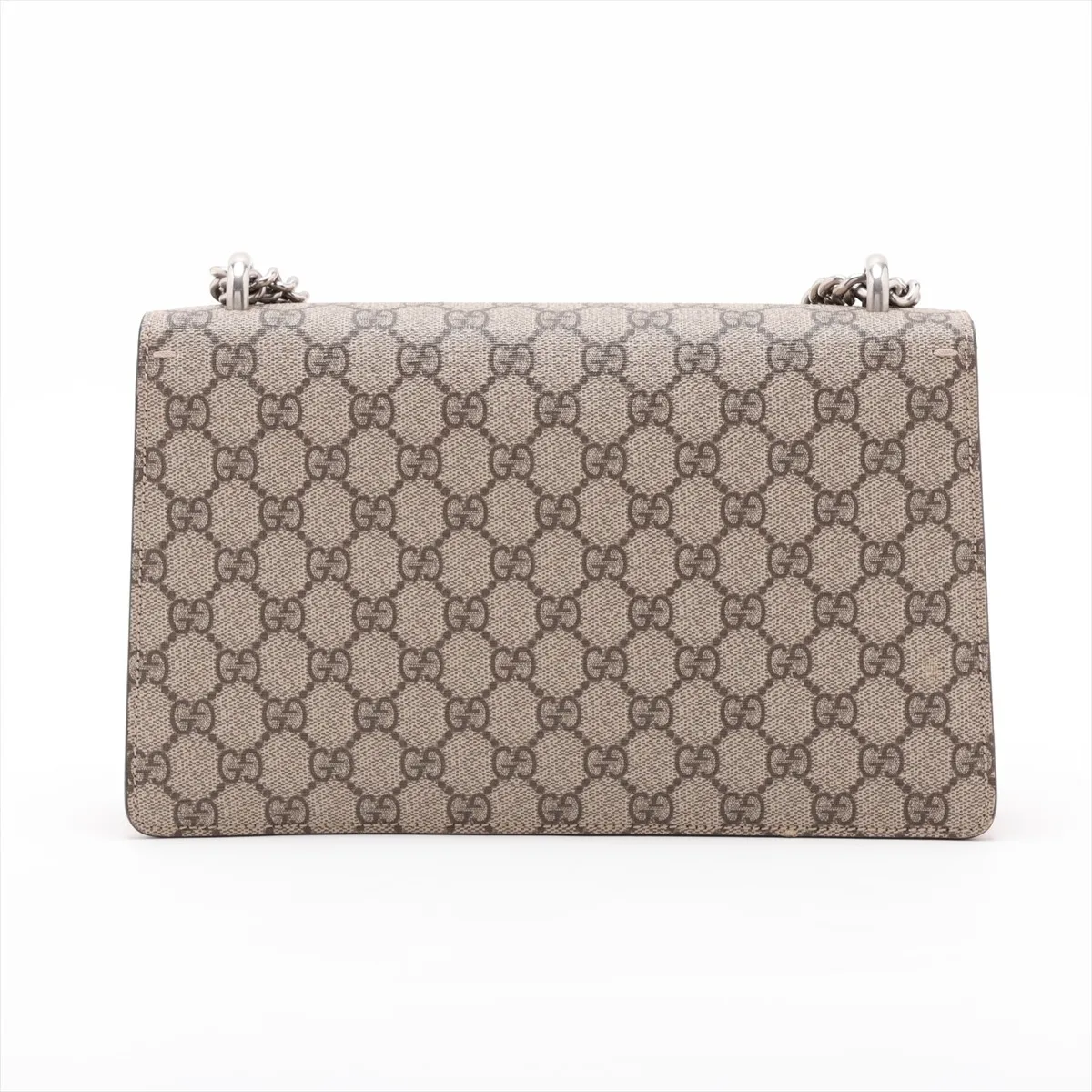 GG Supreme 400249 PVC x Suede Chain Shoulder Bag Beige x Red — view 2
