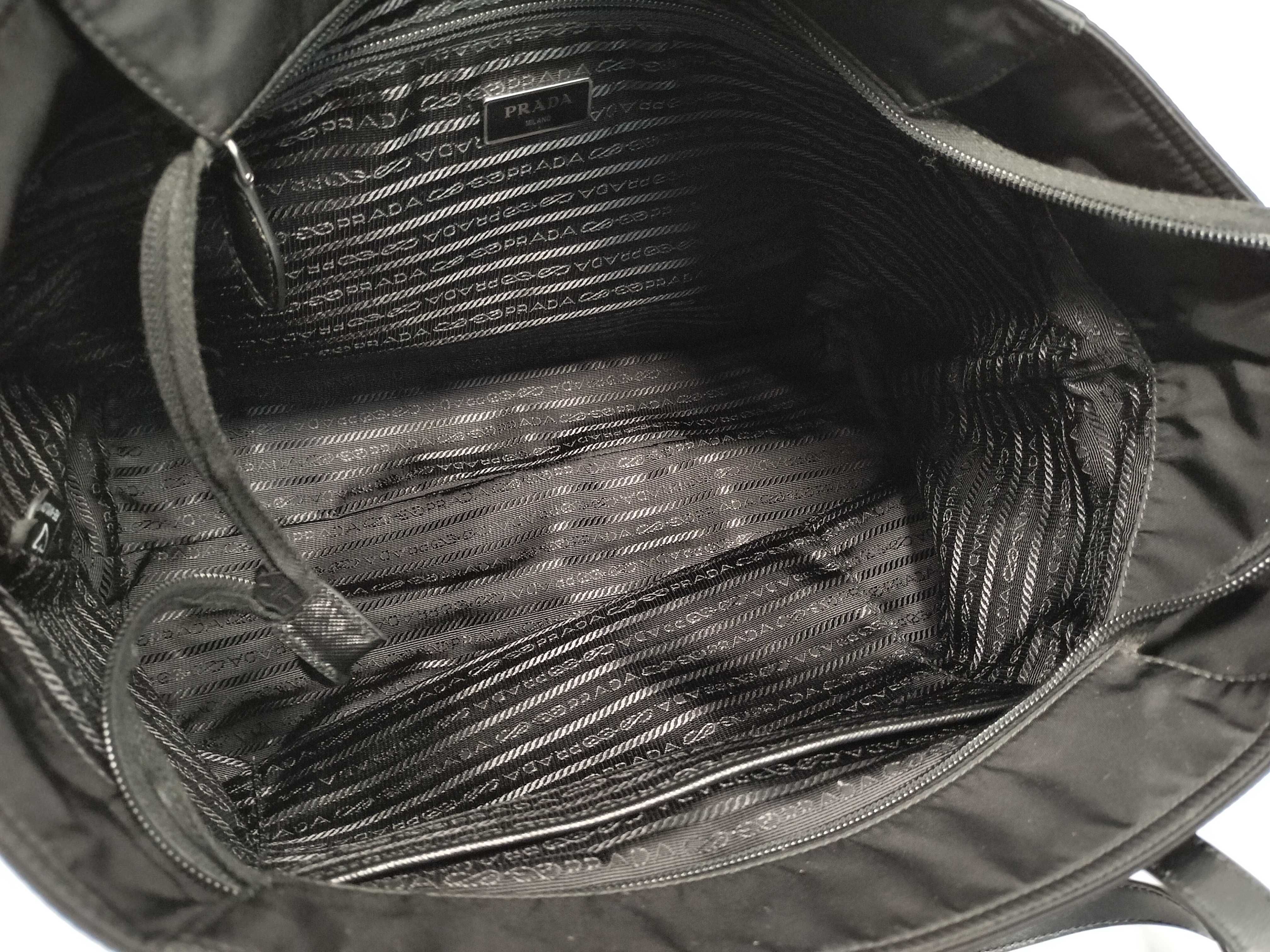 Nylon Prada Saffiano Tote Bag — view 11