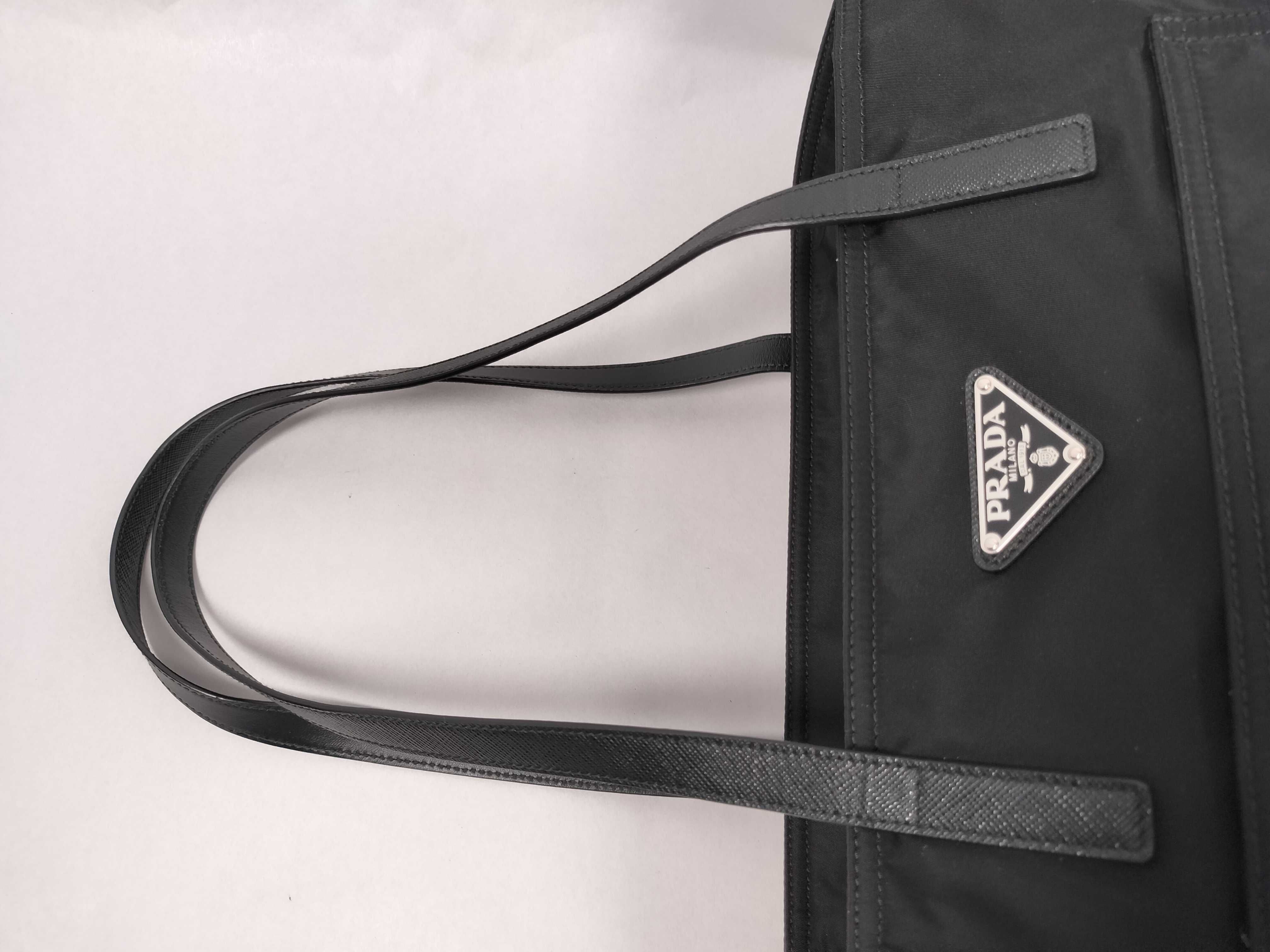 Nylon Prada Saffiano Tote Bag — view 3