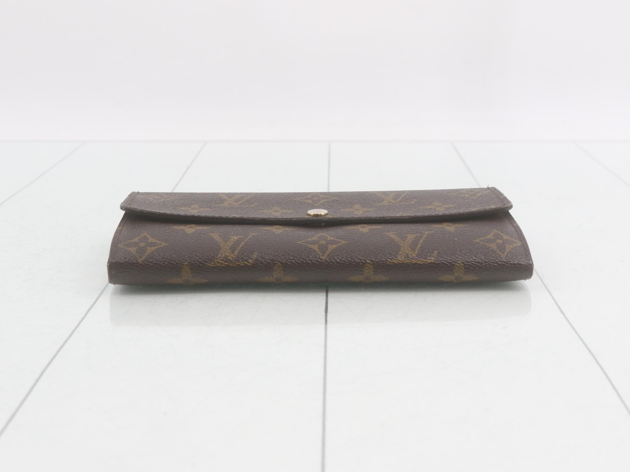 Monogram Portefeuille Sarah Bi-fold Long Wallet — view 3