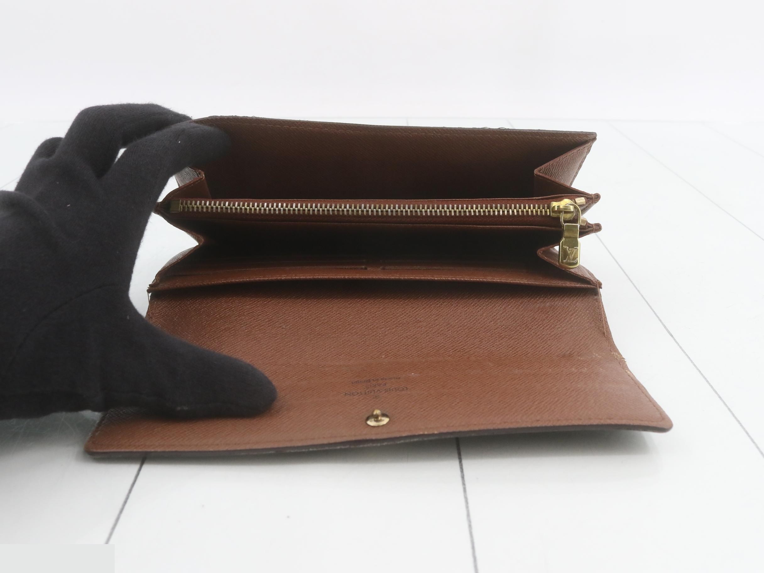 Monogram Portefeuille Sarah Bi-fold Long Wallet — view 4