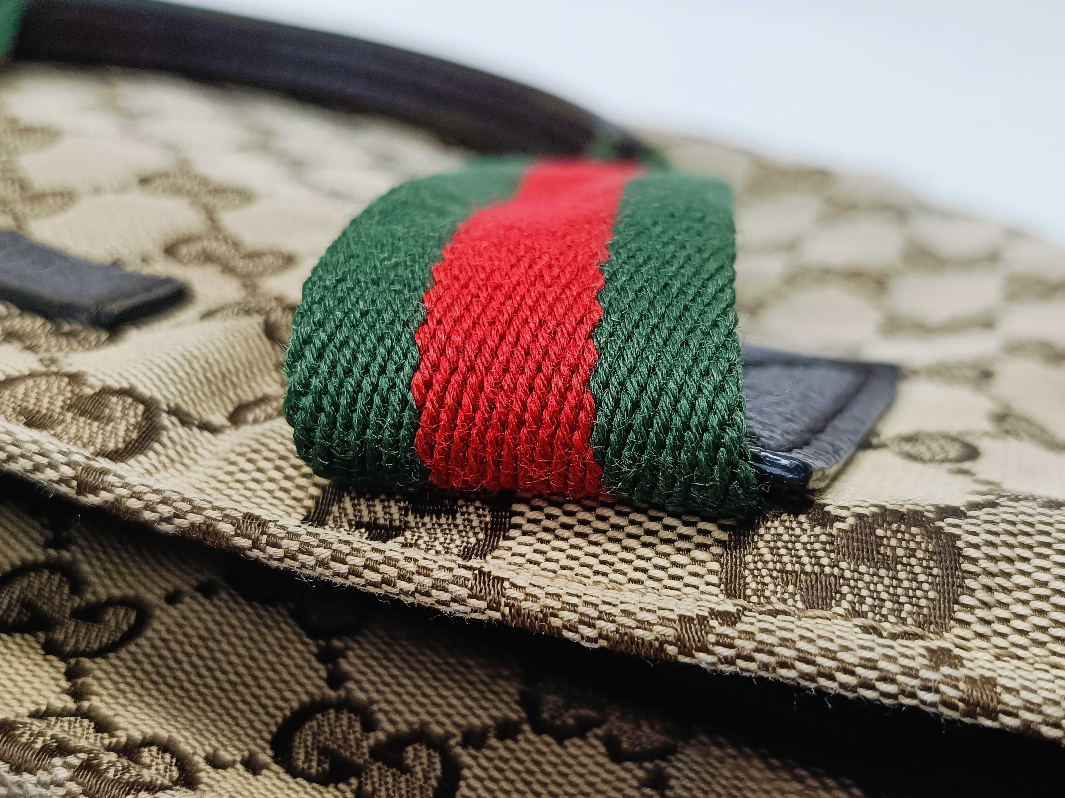 GG Canvas Handbag, Gucci Handbag, GG Canvas Sherry Line Handbag — view 5