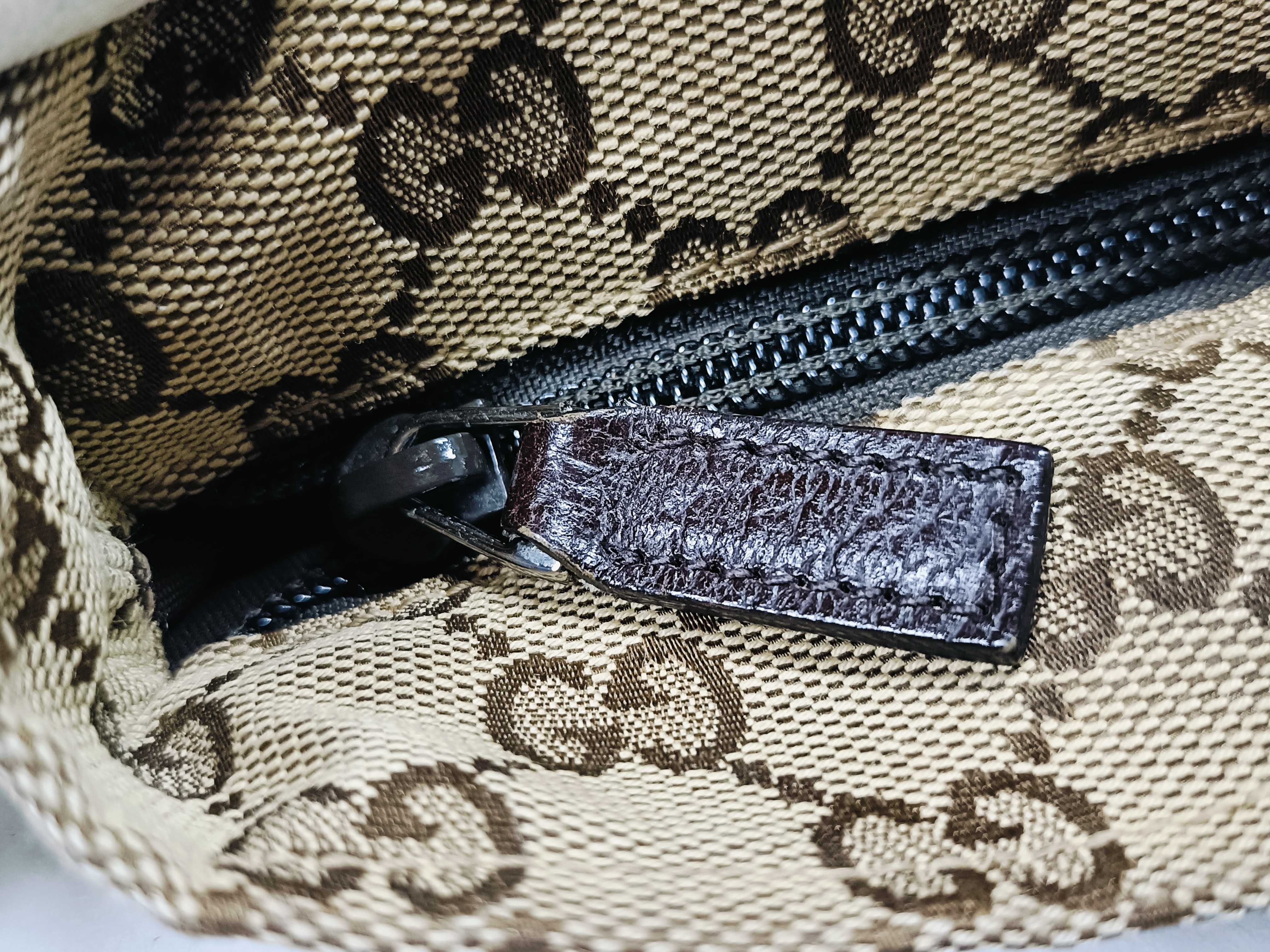 GG Canvas Handbag, Gucci Handbag, GG Canvas Sherry Line Handbag — view 6