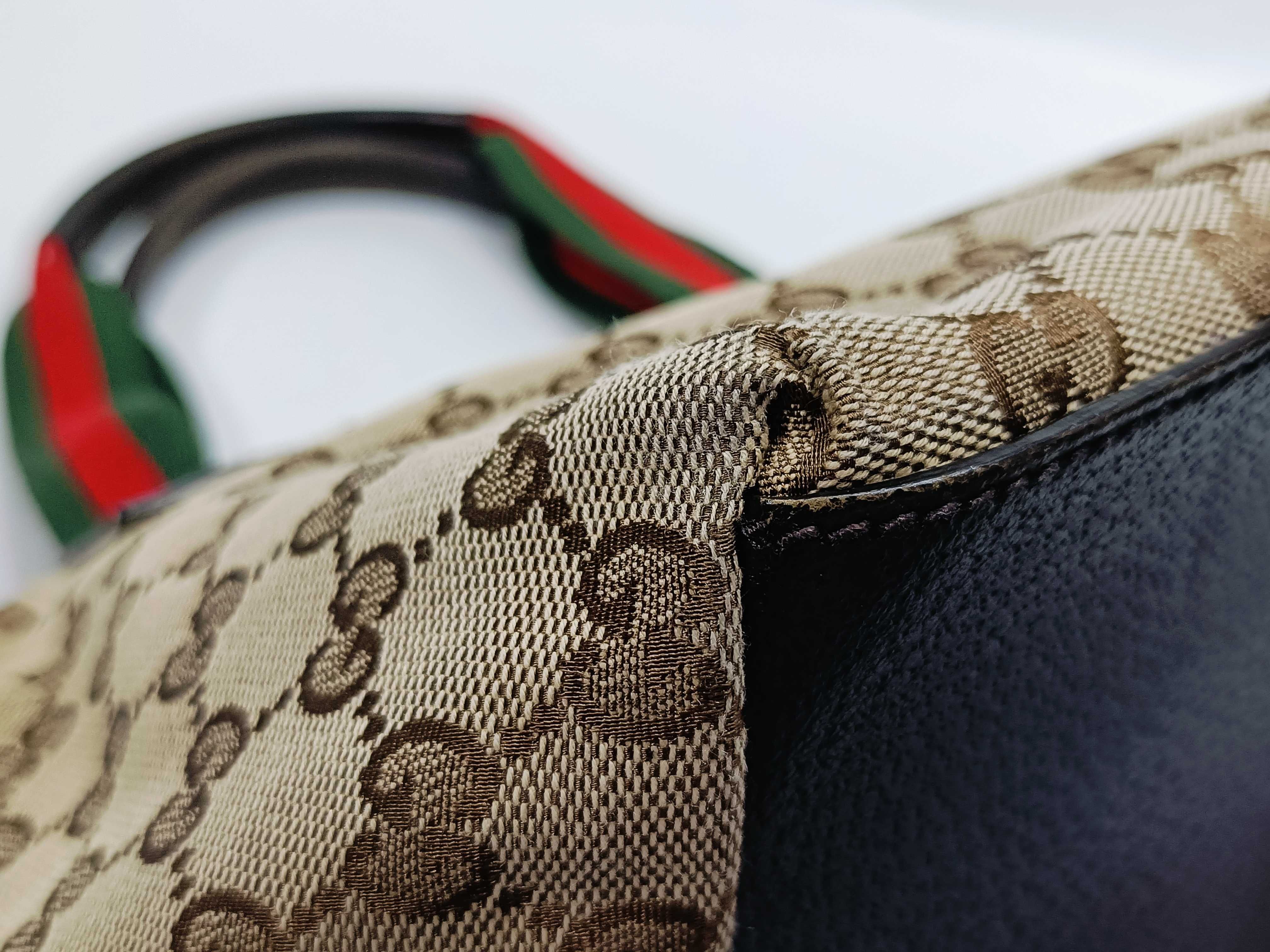GG Canvas Handbag, Gucci Handbag, GG Canvas Sherry Line Handbag — view 8