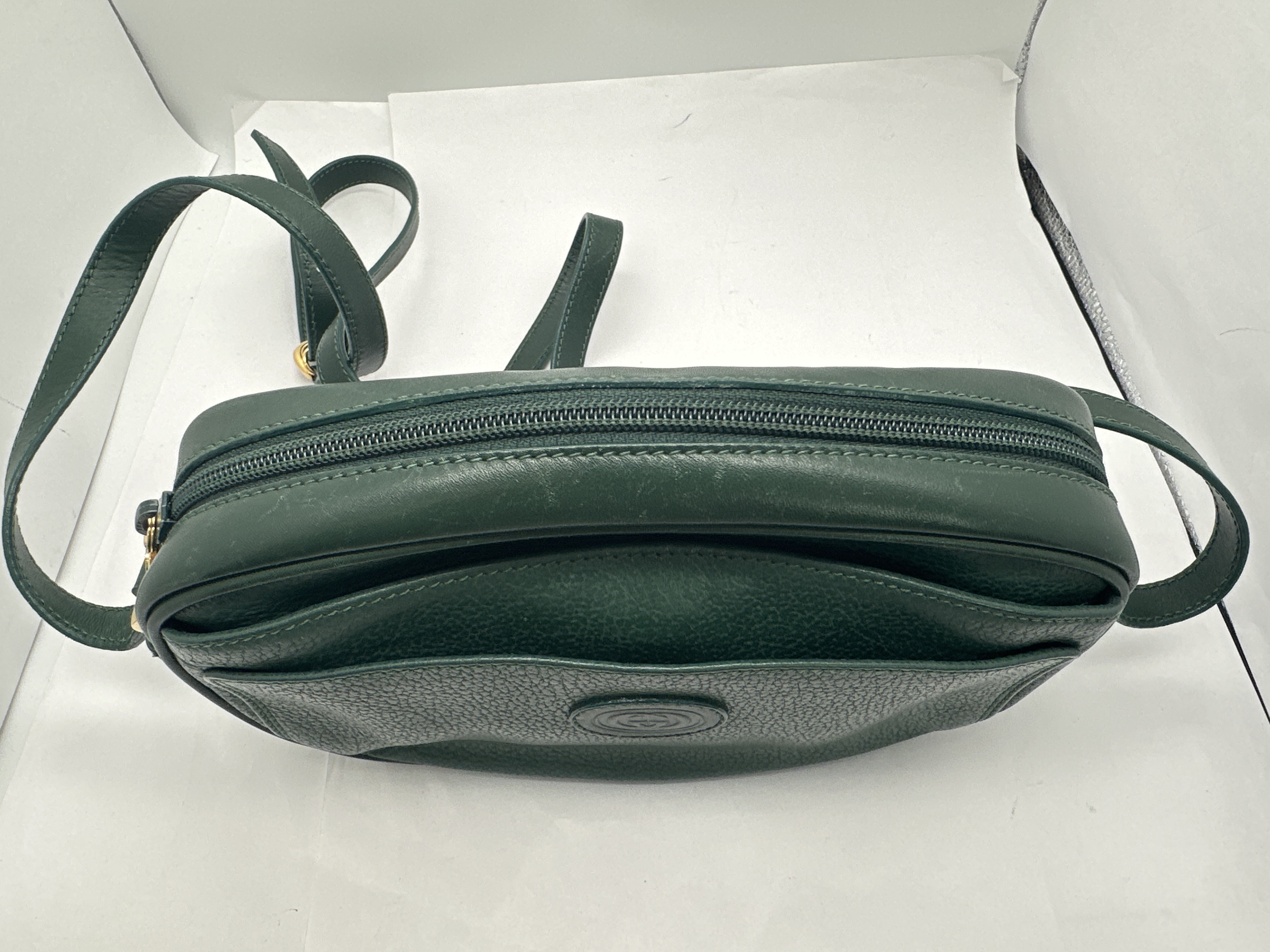 Old GG Leather Shoulder Bag — view 5