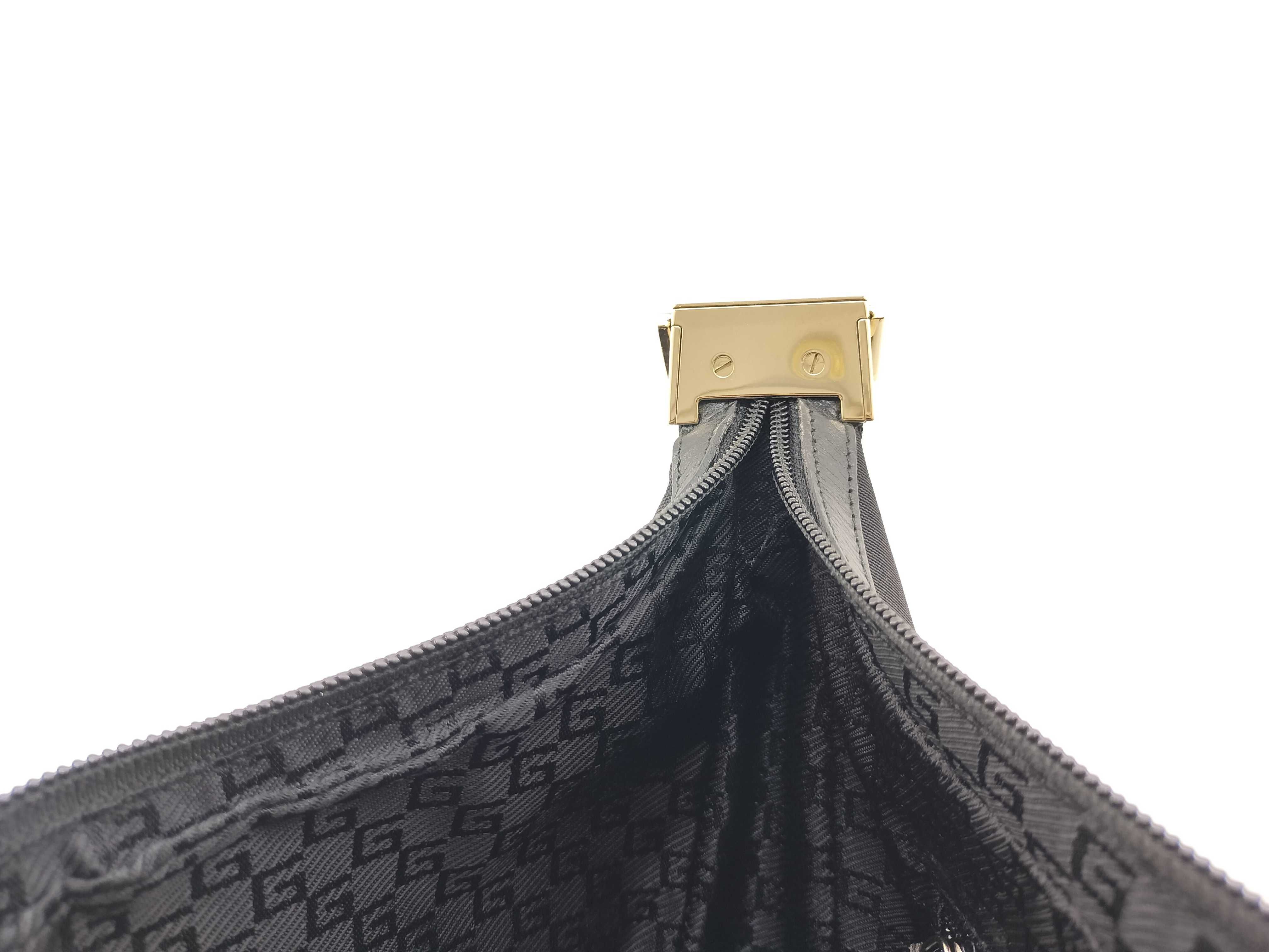 logo plate nylon shoulder bag — view 13