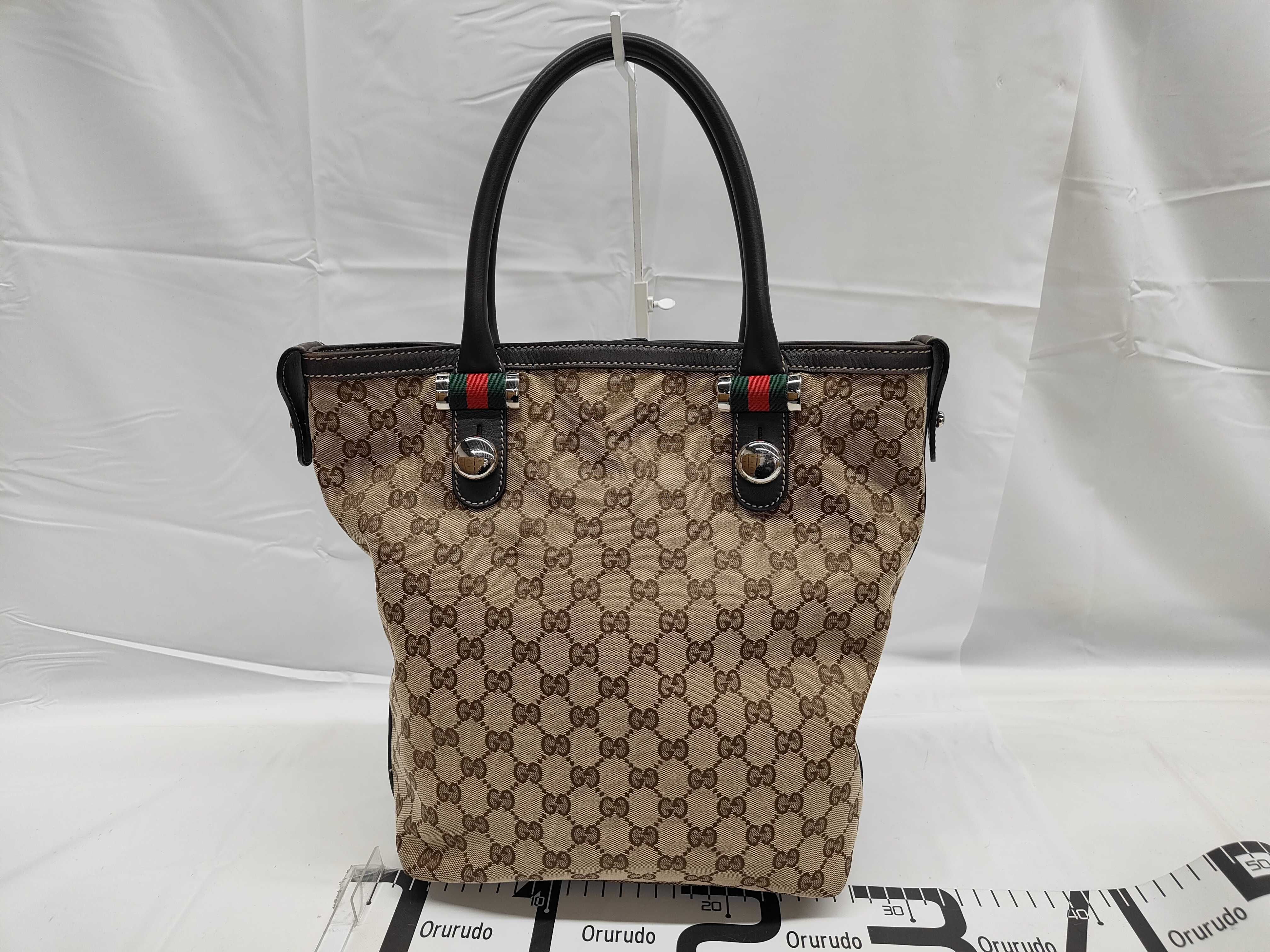 GG Canvas Sherry Line Tote Bag — view 2