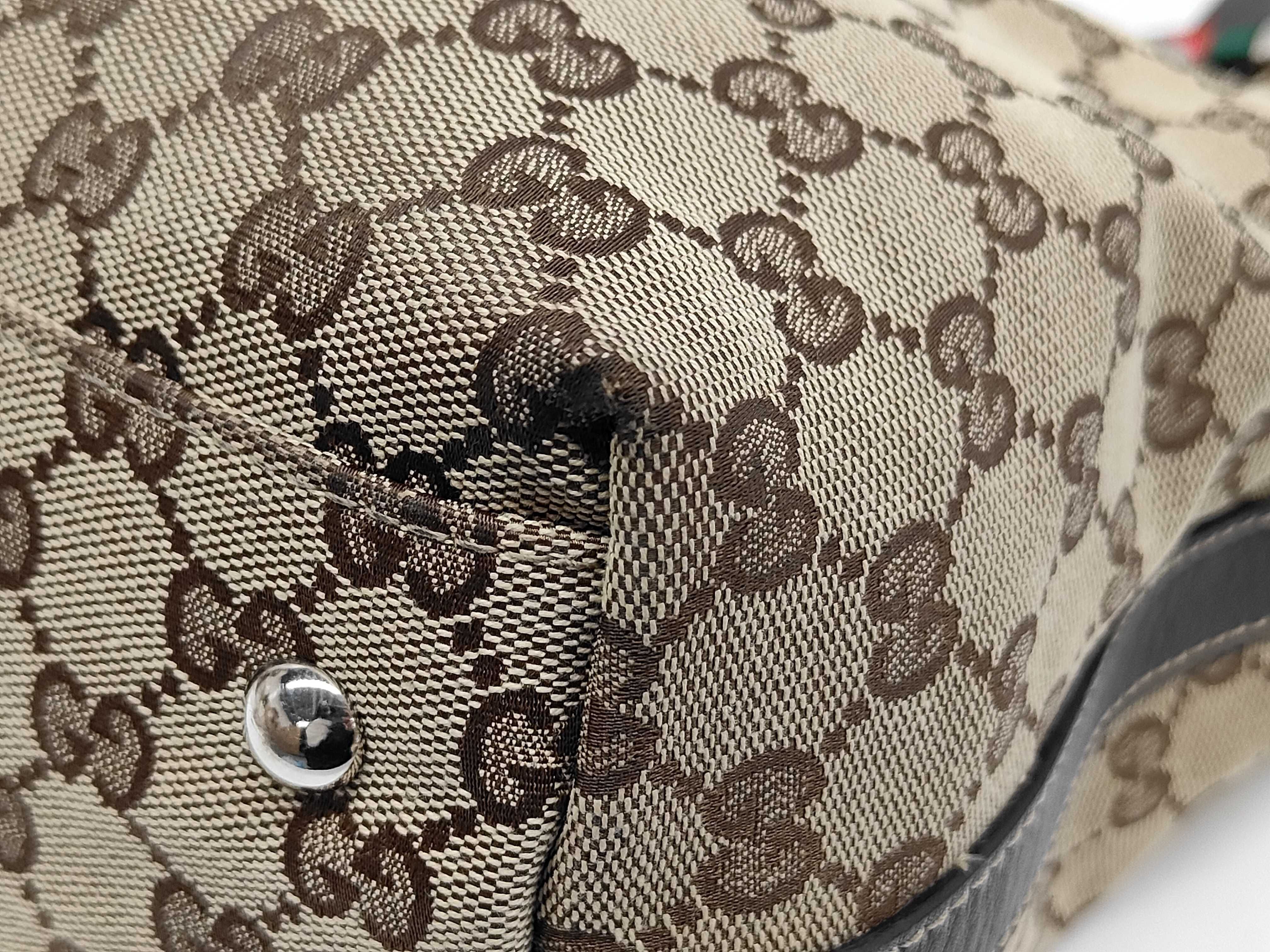 GG Canvas Sherry Line Tote Bag — view 4