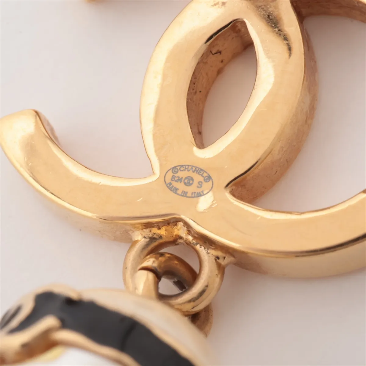 Cocomark B24S Earrings (for both ears) GP x Fake Pearl Gold — view 5