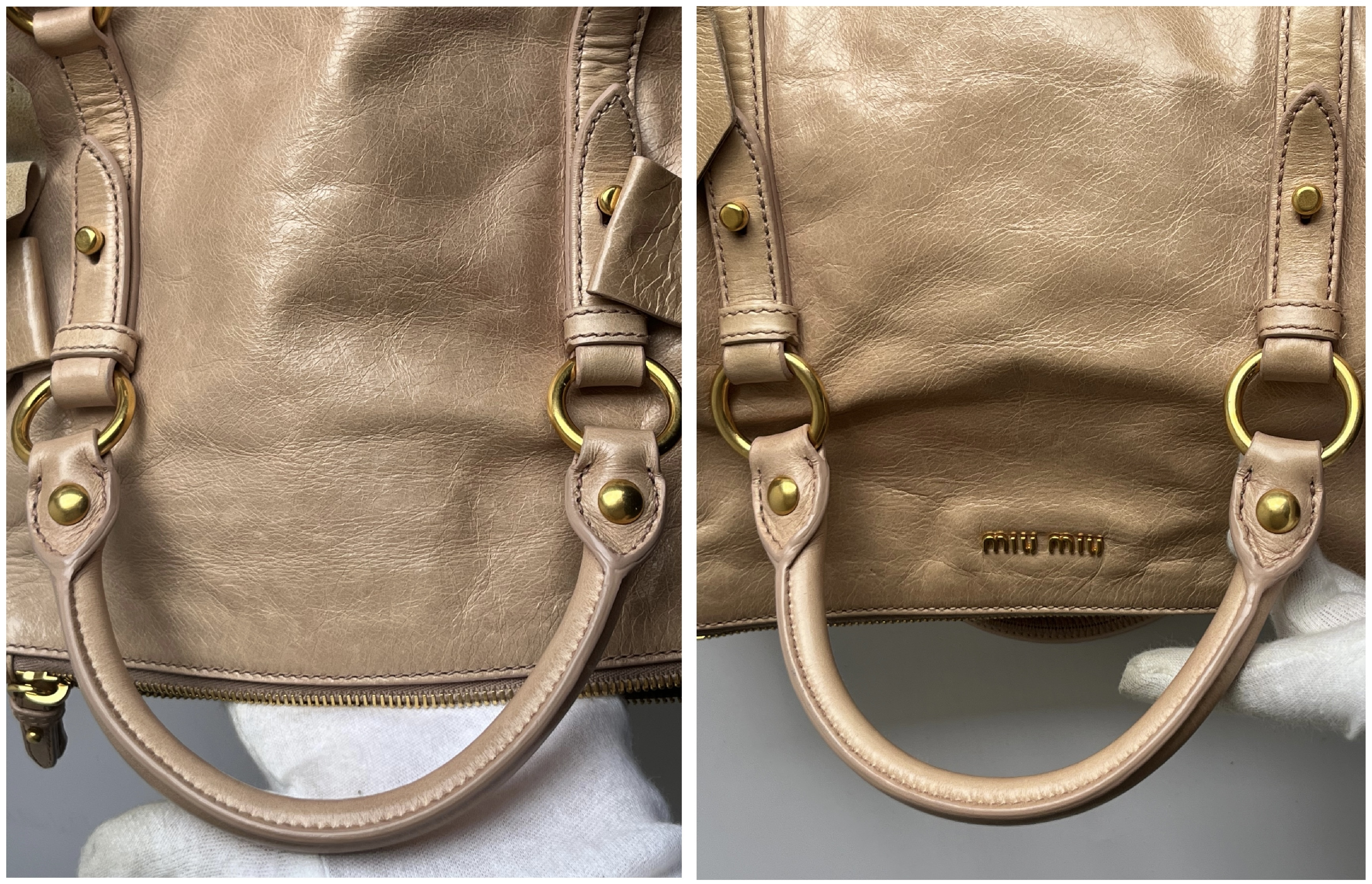 Vitello Luxe 2-Way Handbag with Shoulder Strap — view 8