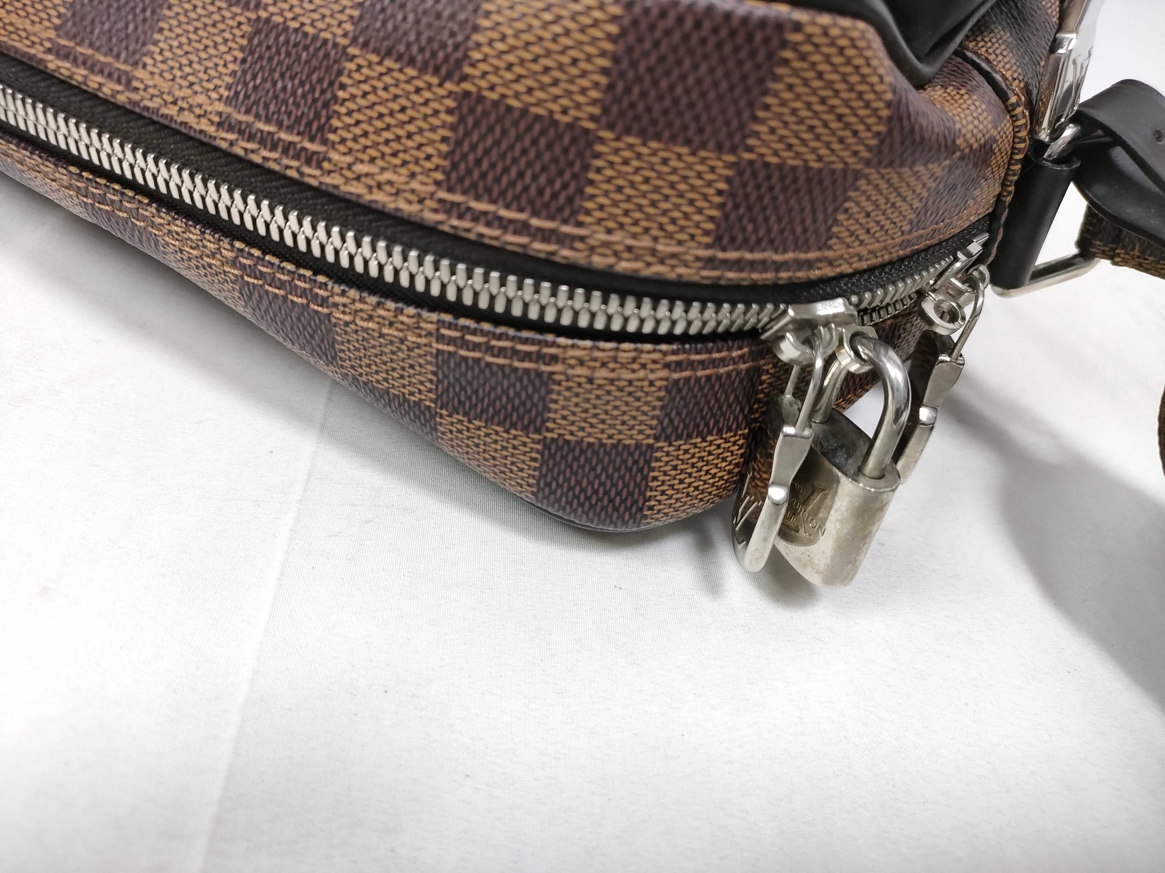 Savannah Chapman Damier Nile PM Shoulder Bag N42704 RI5106 Brown — view 11