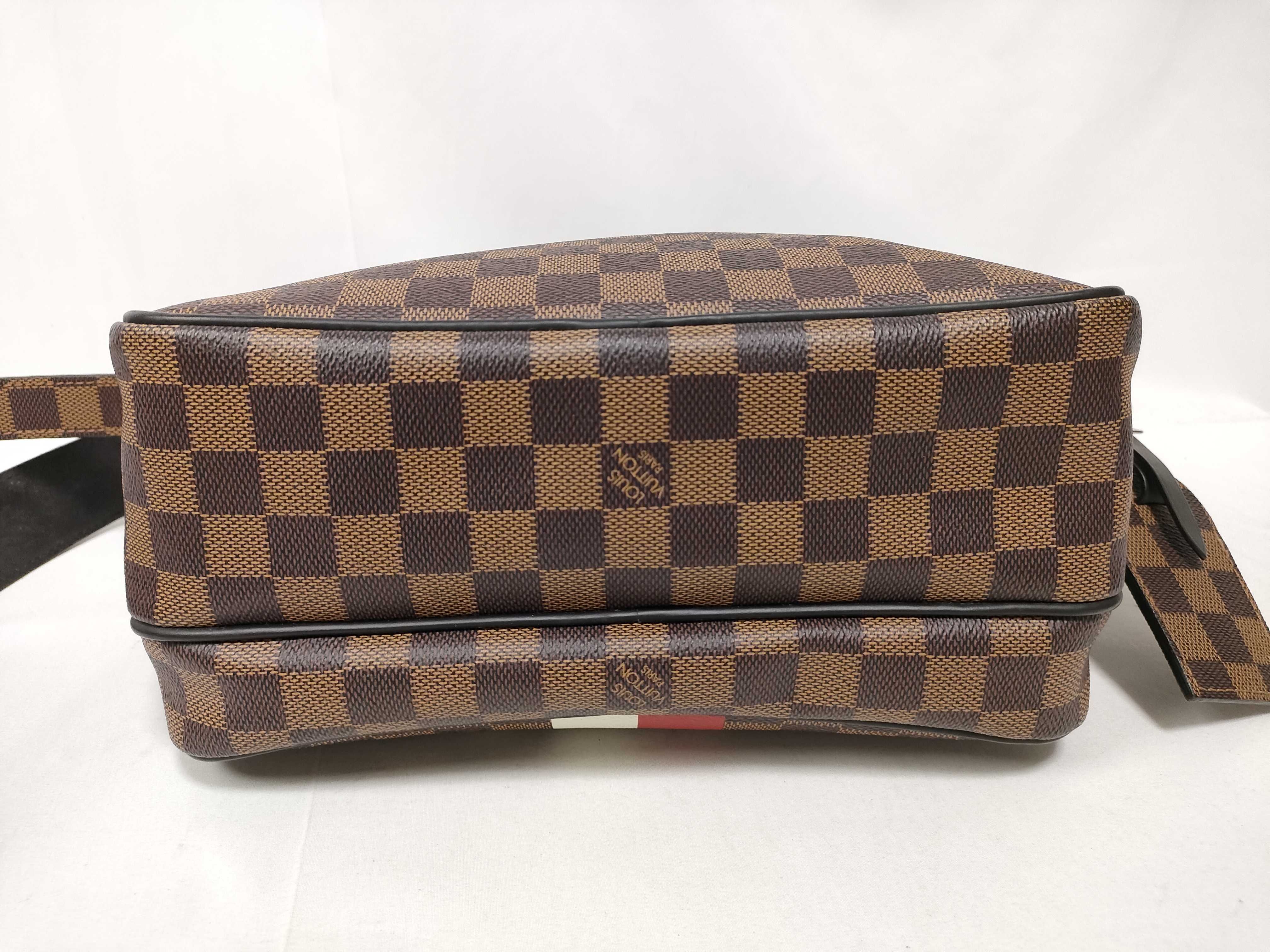 Savannah Chapman Damier Nile PM Shoulder Bag N42704 RI5106 Brown — view 3