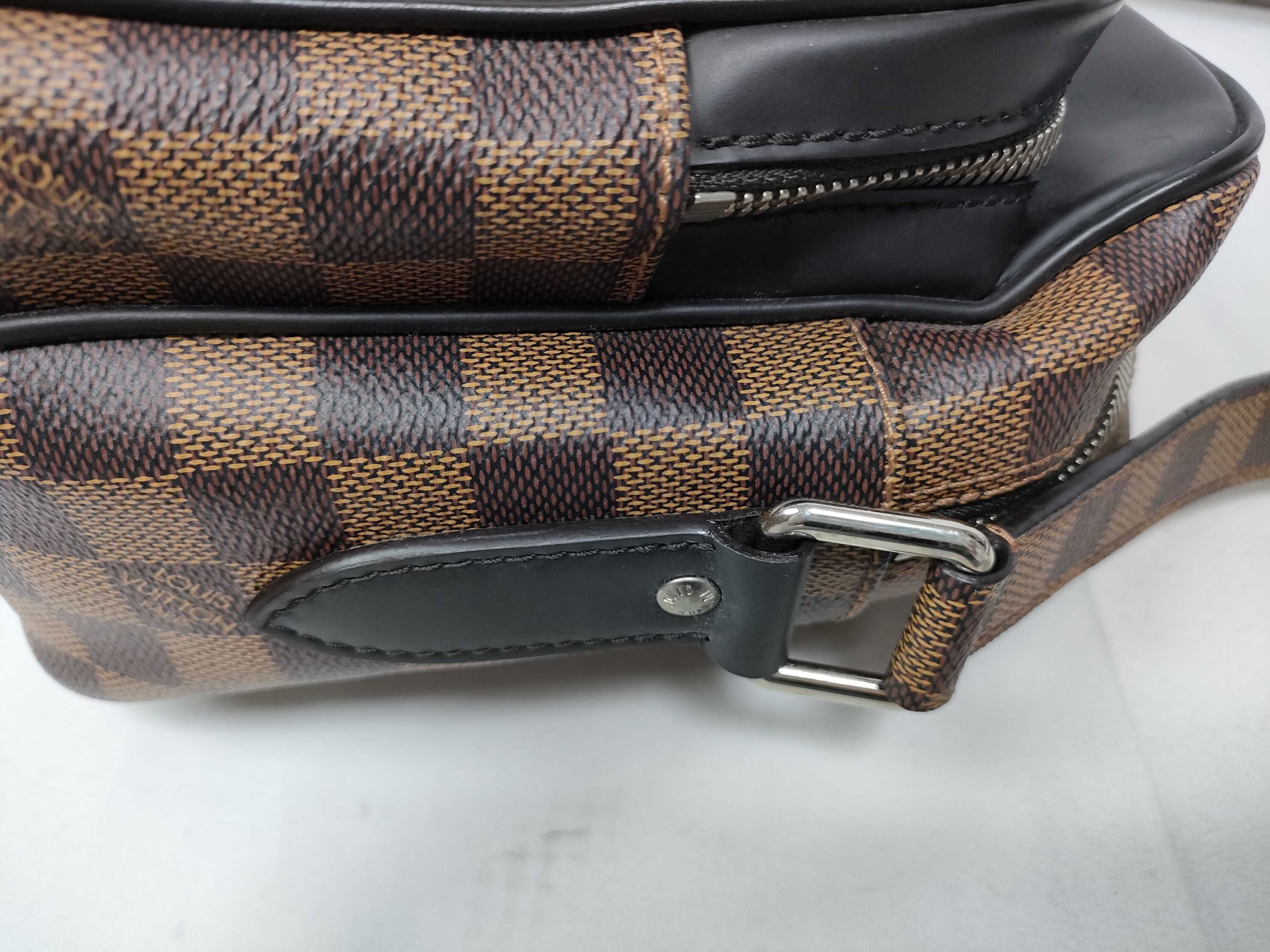 Savannah Chapman Damier Nile PM Shoulder Bag N42704 RI5106 Brown — view 9
