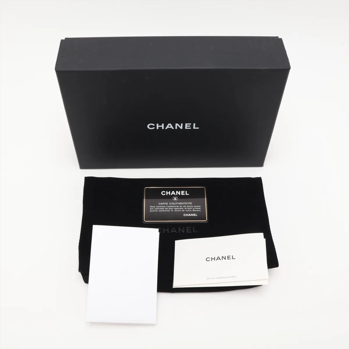 Coco Lock Caviar Skin Chain Wallet, Black, 25636560, Serial Number 25-series, A80766 — view 11