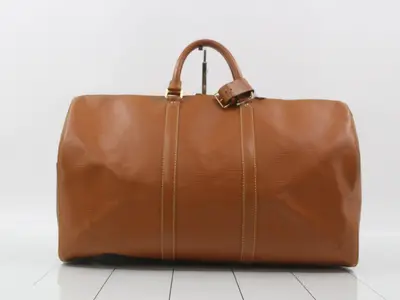 Epi Keepall 50 Zipang Gold Boston Bag