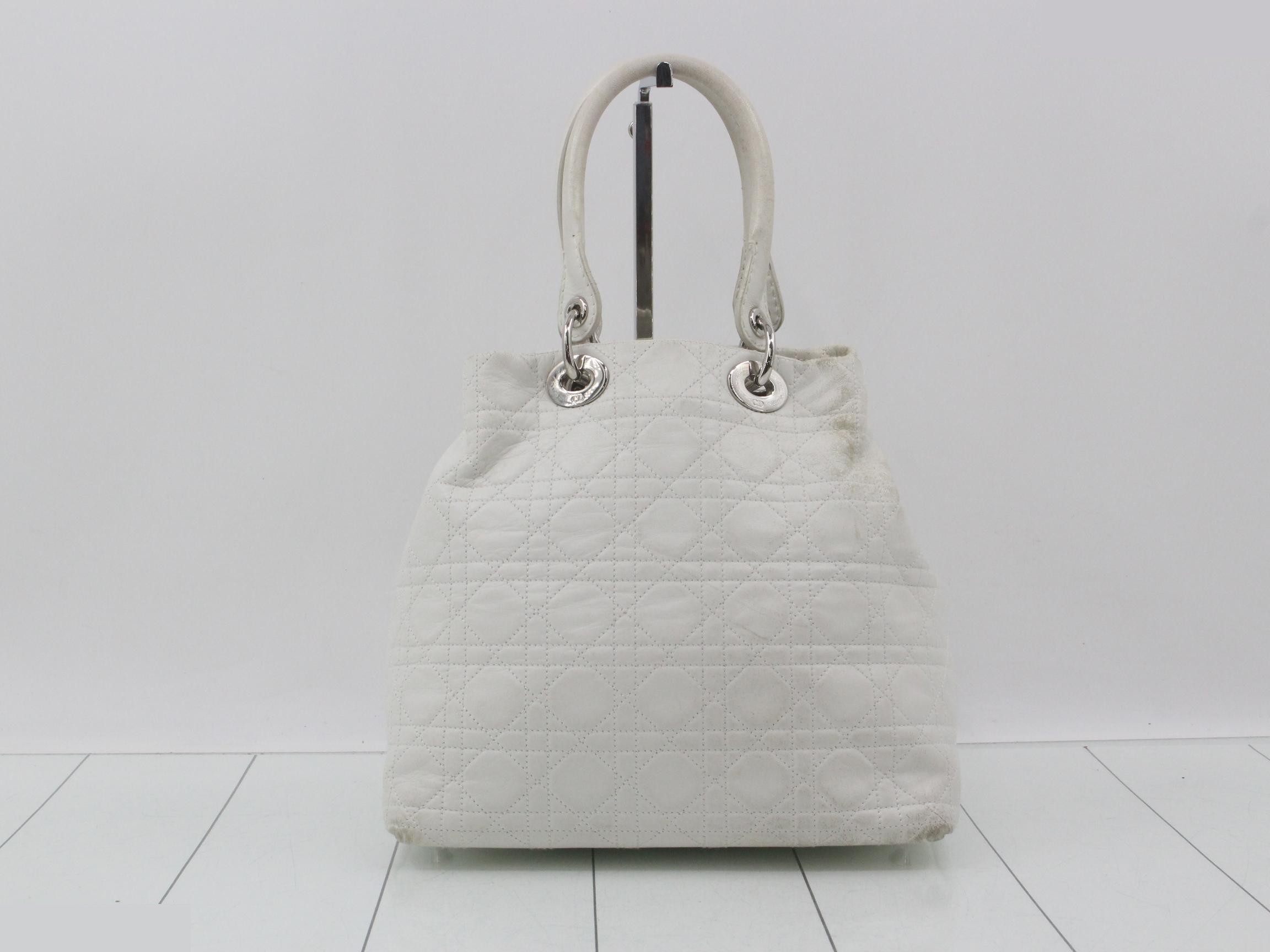 Lady Dior White Handbag — view 2