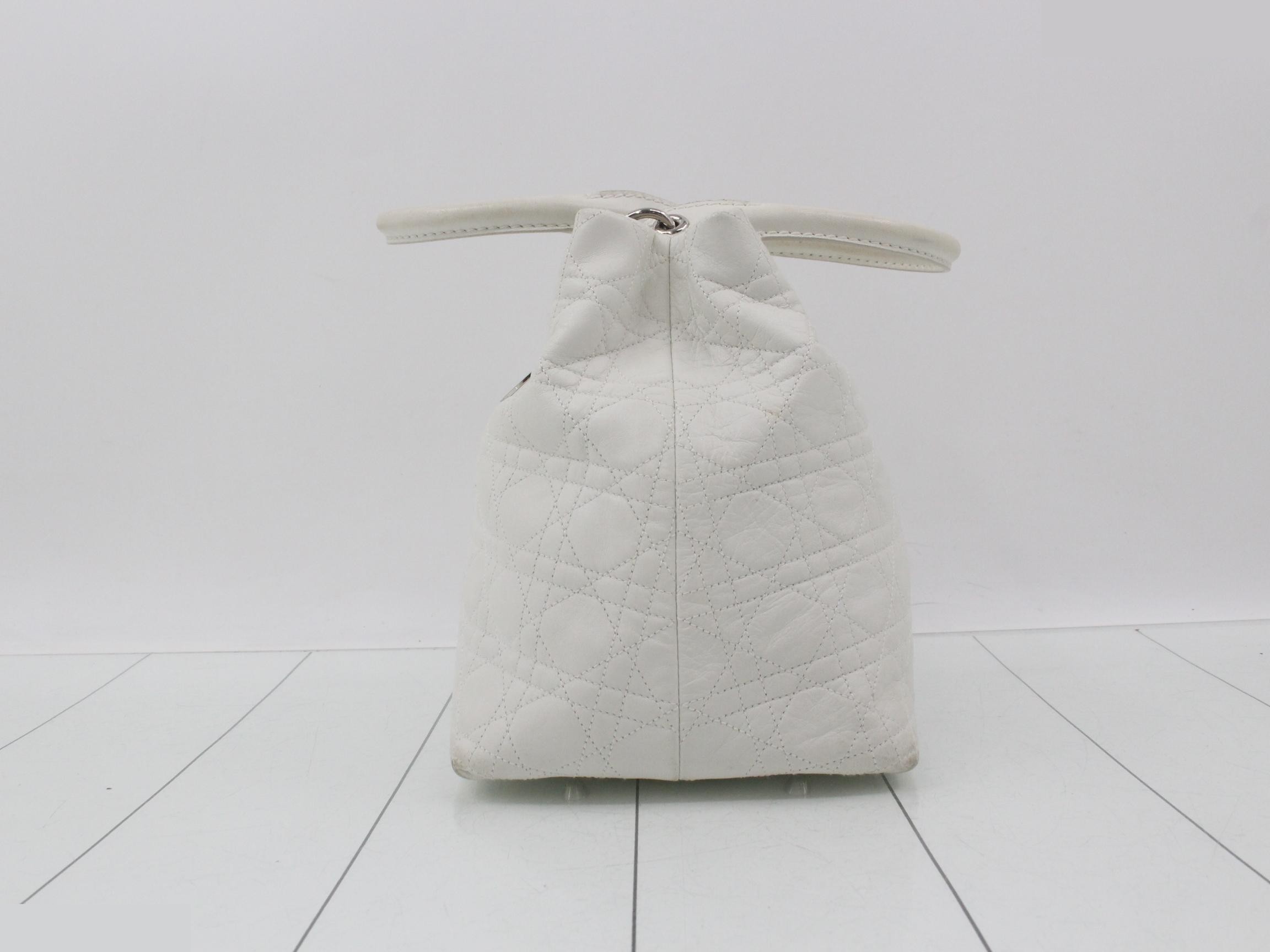 Lady Dior White Handbag — view 3