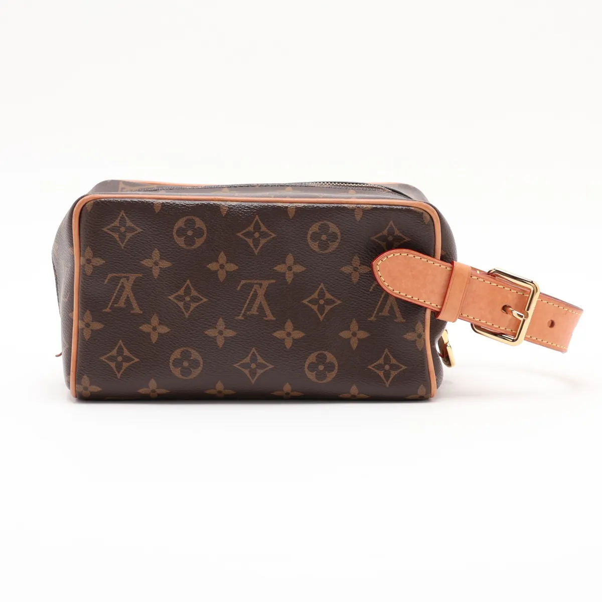 Monogram Locker Dopp Kit M83112 Brown (RFID detected) — view 2