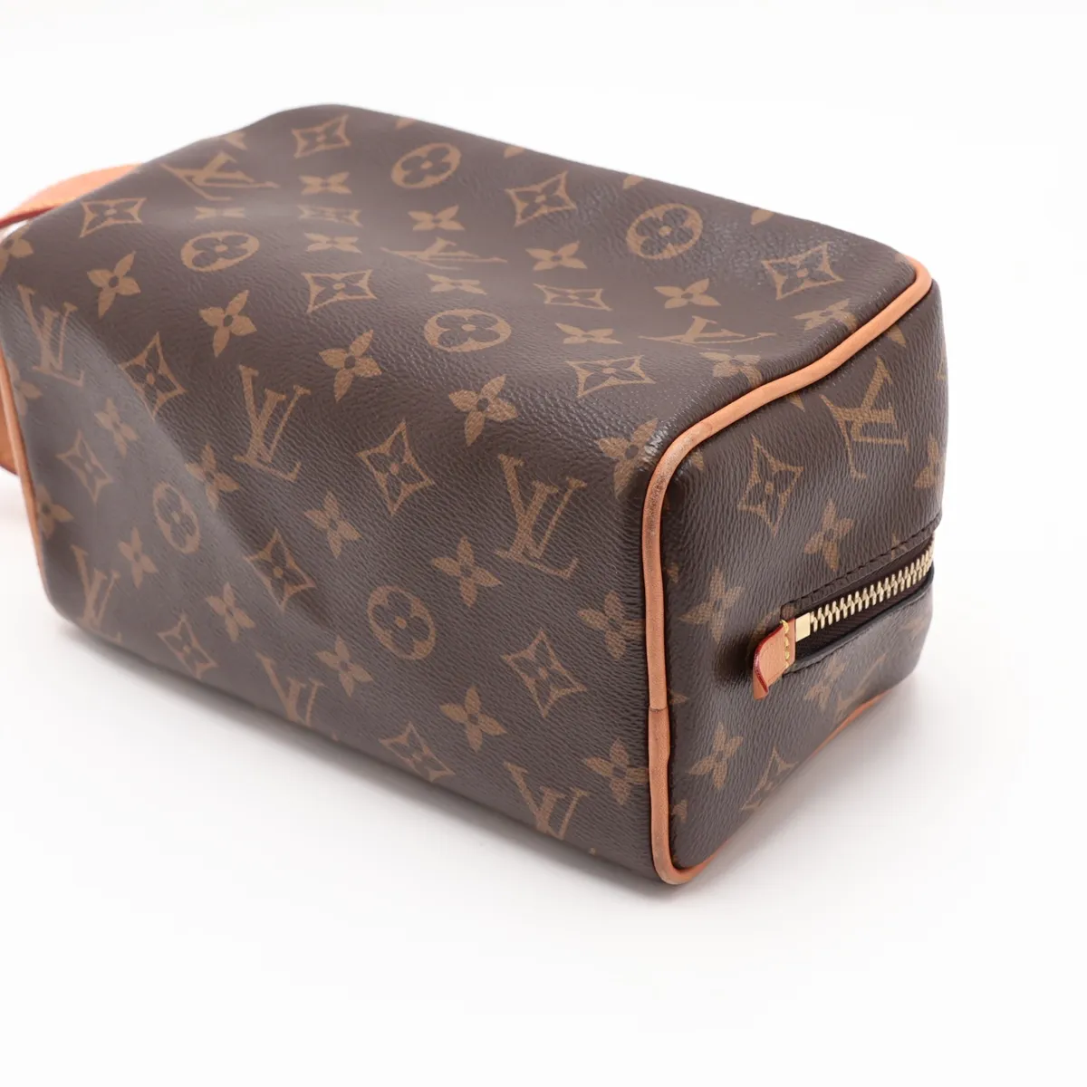 Monogram Locker Dopp Kit M83112 Brown (RFID detected) — view 3